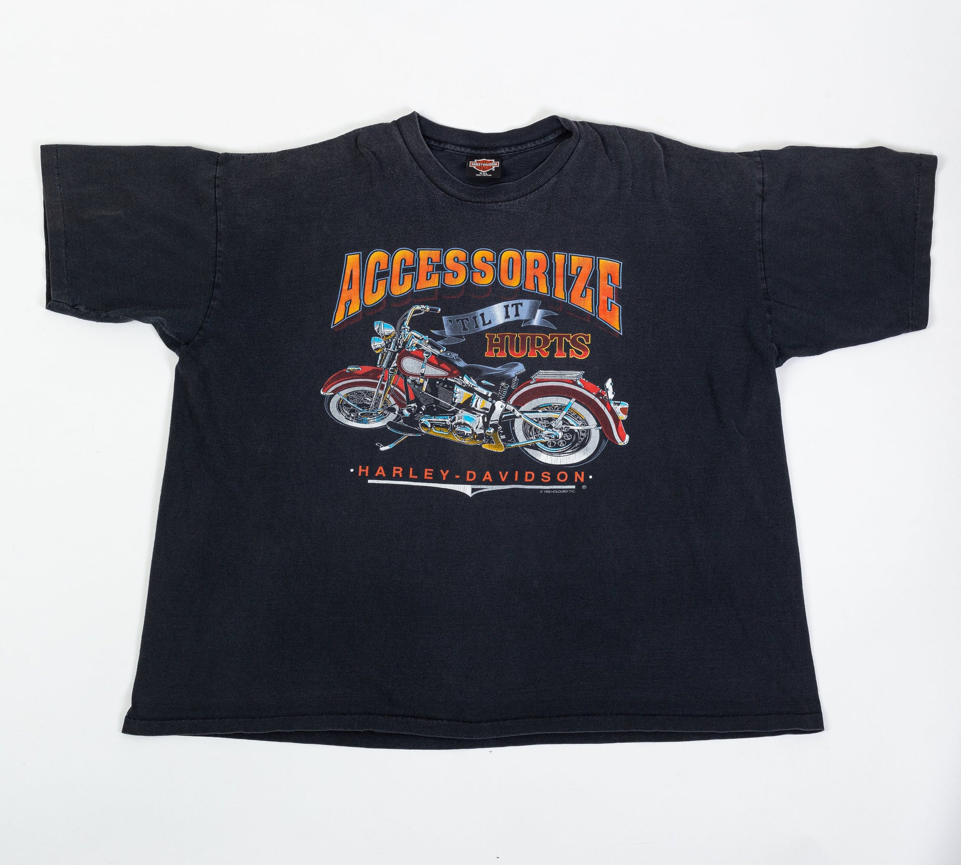 90s Harley Davidson "Accessorize Til It Hurts" T Shirt - Men's XXL 