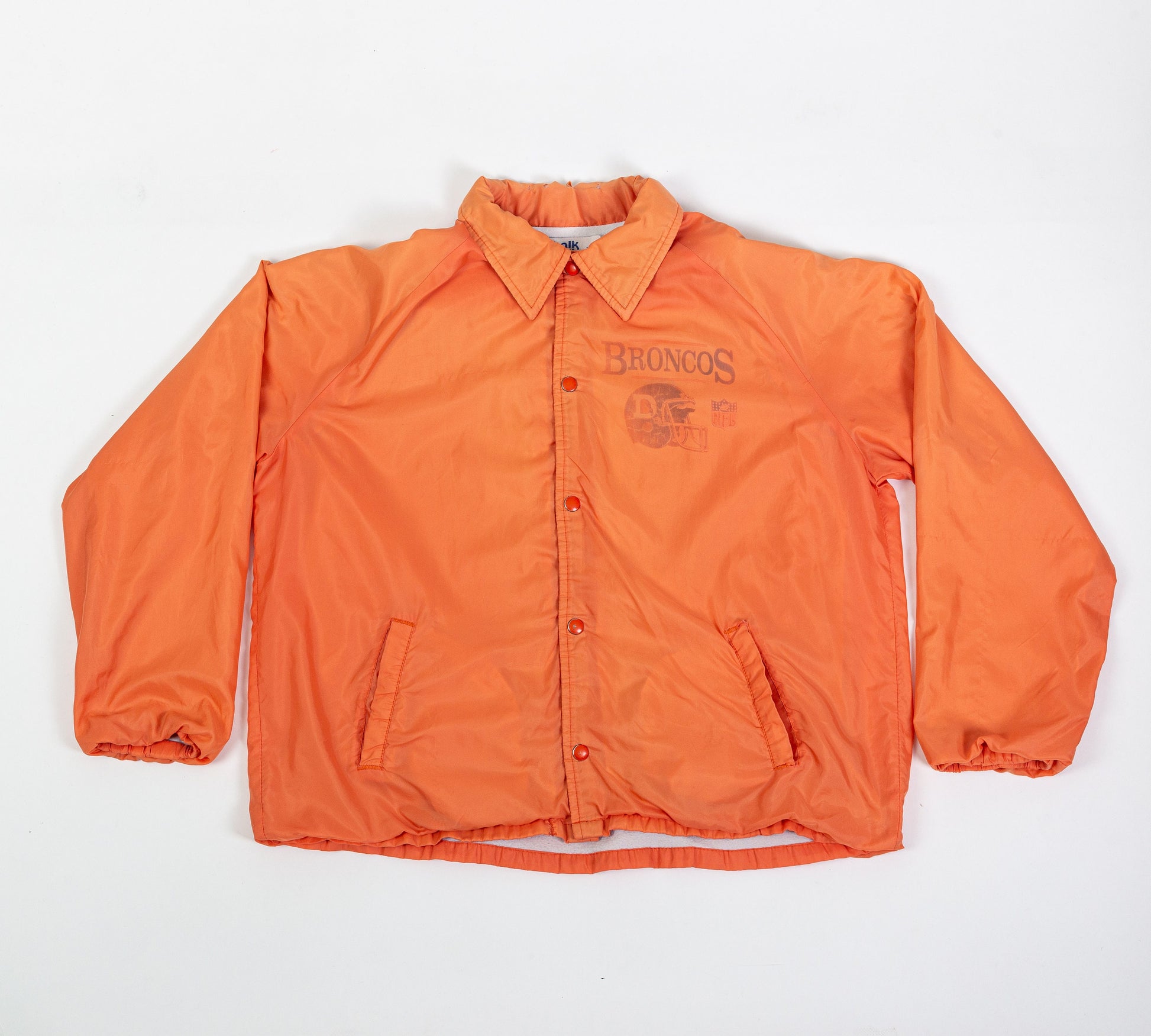 90s Denver Broncos Chalk Line Faded Windbreaker - Men's XL Short 