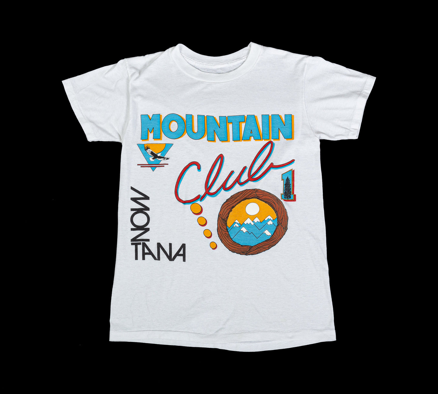 80s Montana Mountain Club Tourist Tee - Extra Small 