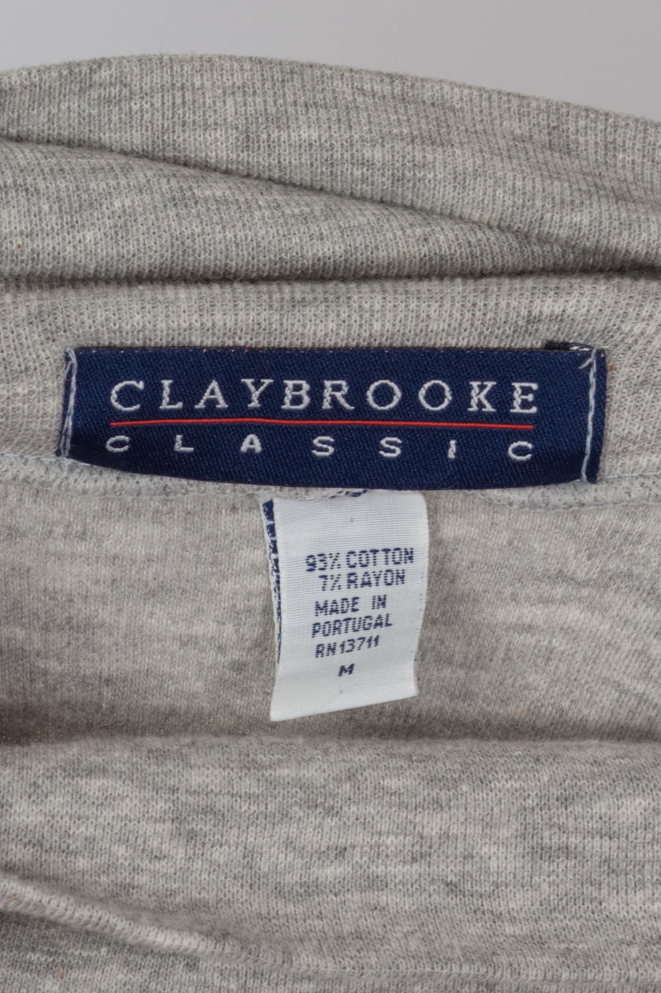 90s Heather Grey Turtleneck Top - Men's Medium 