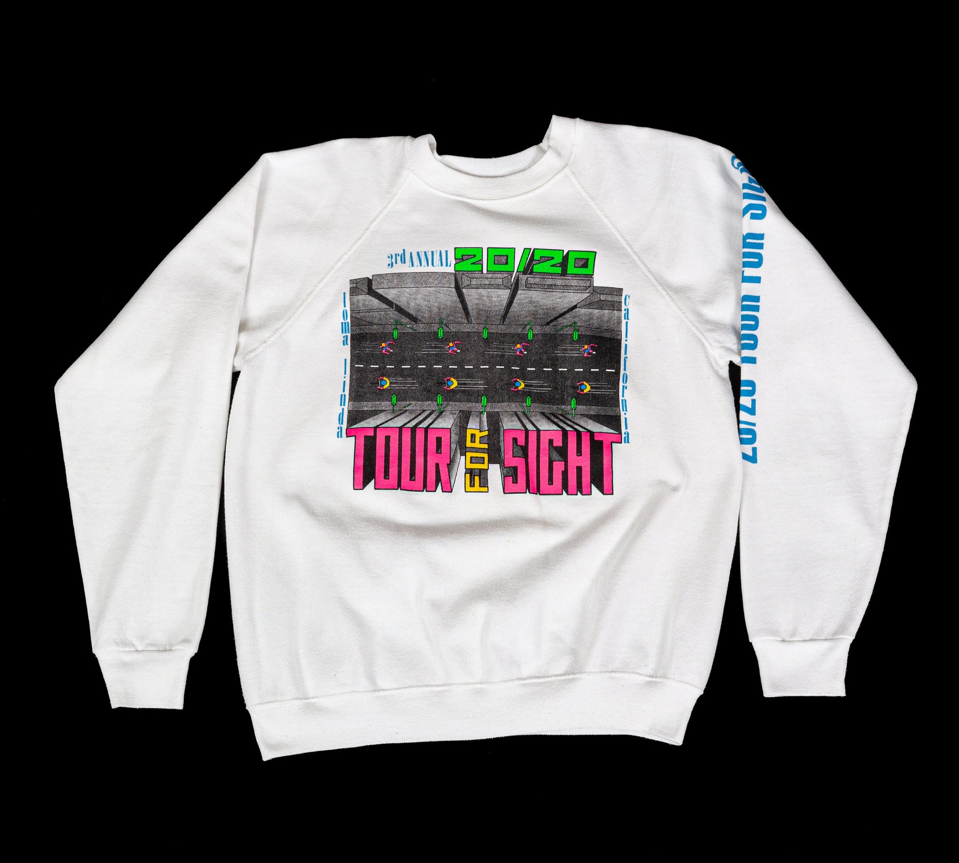 Vintage 20/20 Tour For Sight Race Sweatshirt - Men's Medium, Women's Large 