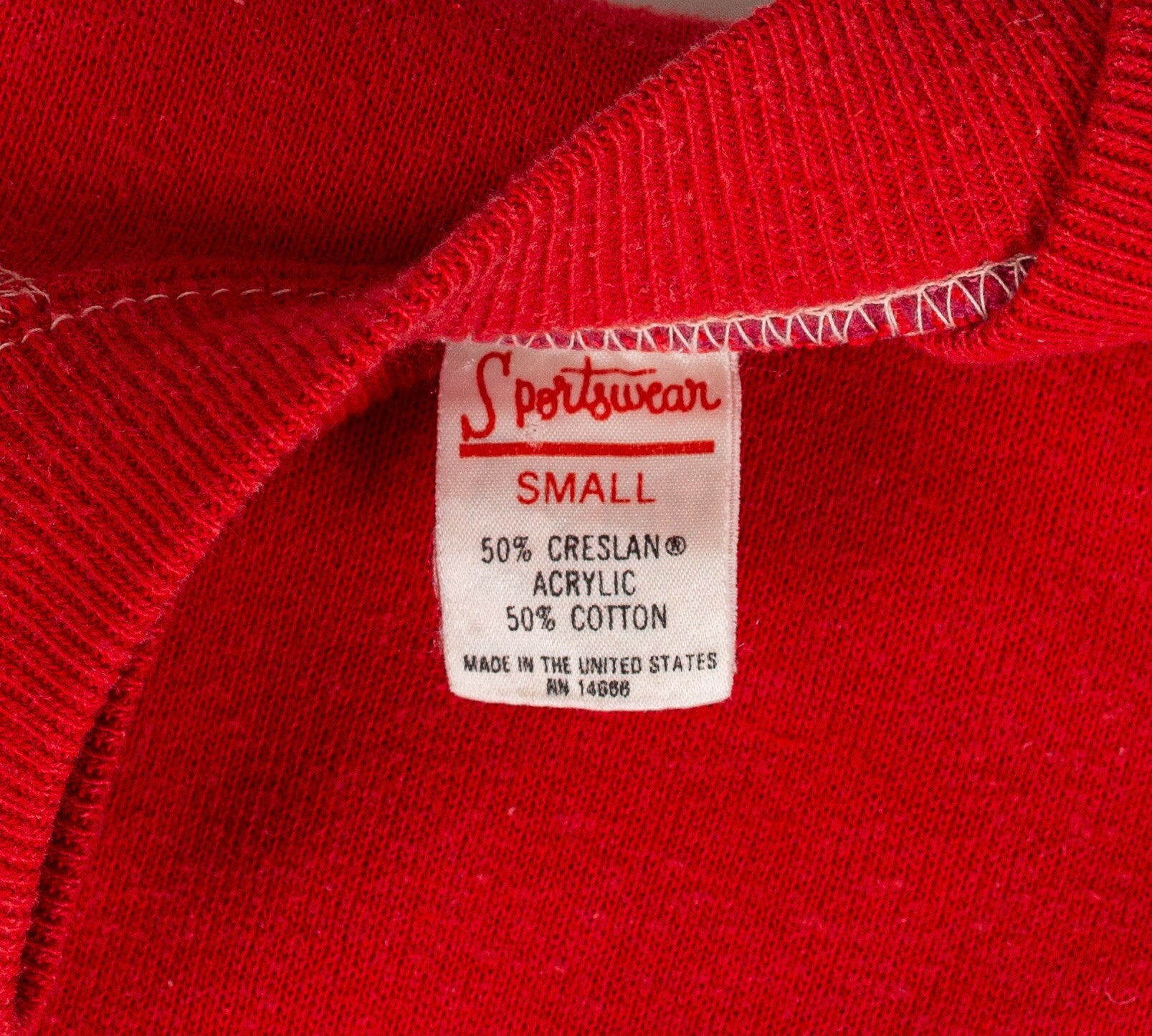 80s The Sierras Red Sweatshirt Dress - Small 