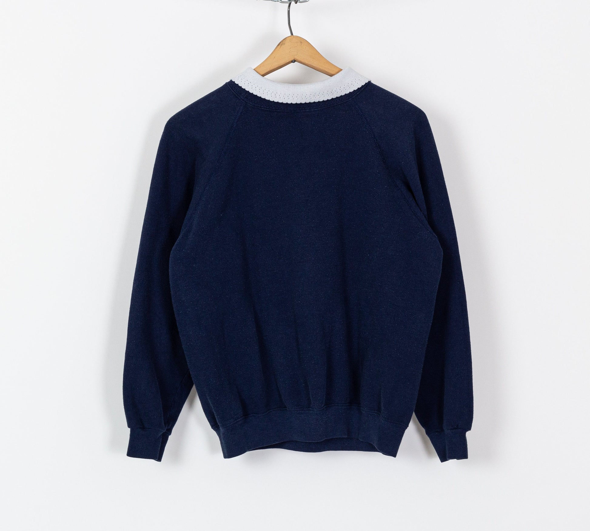 90s Corn Husk Bouquet Collared Sweatshirt - Women's Large 