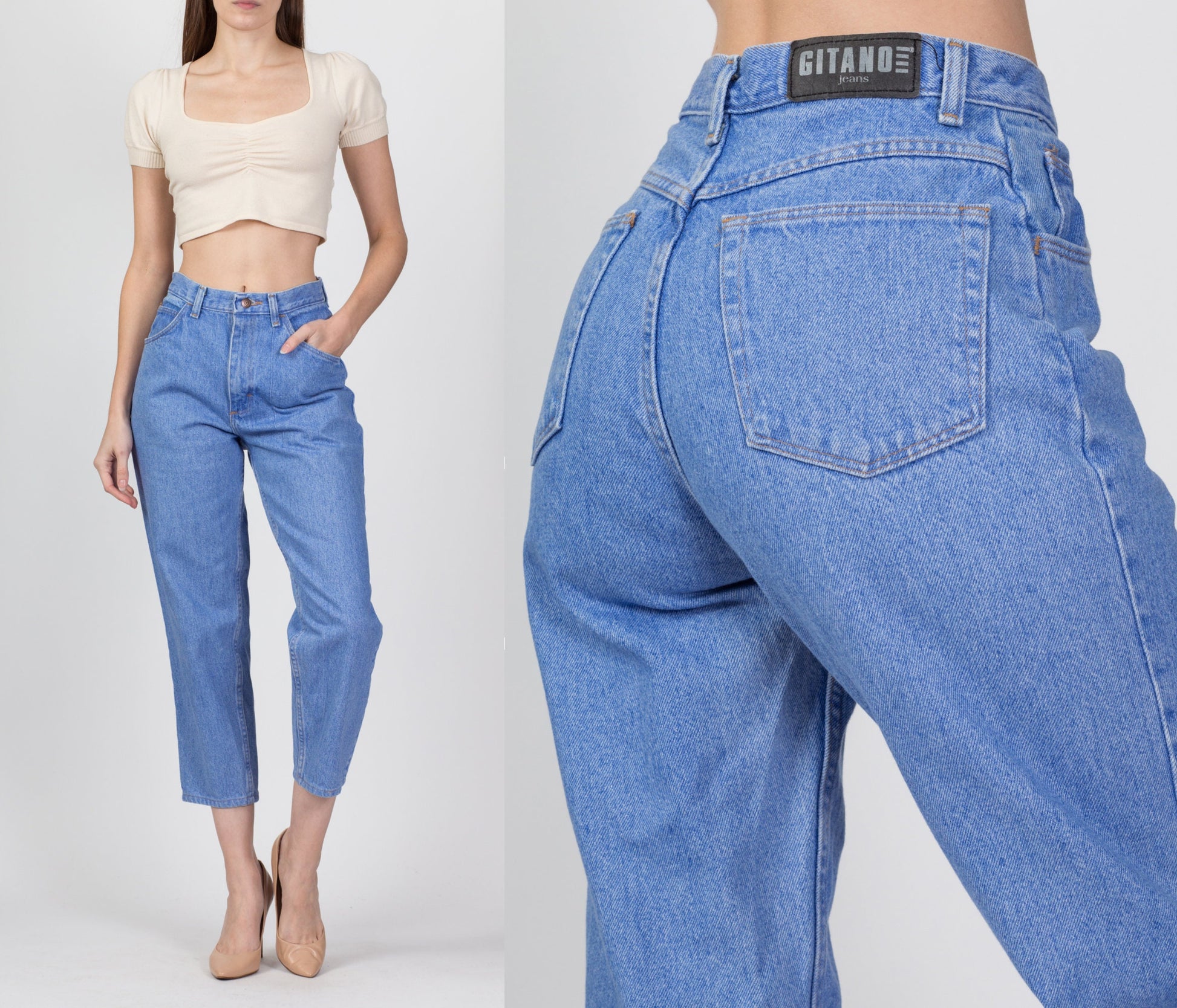 90s Gitano High Waist Jeans - Petite Small, 25.5" 
