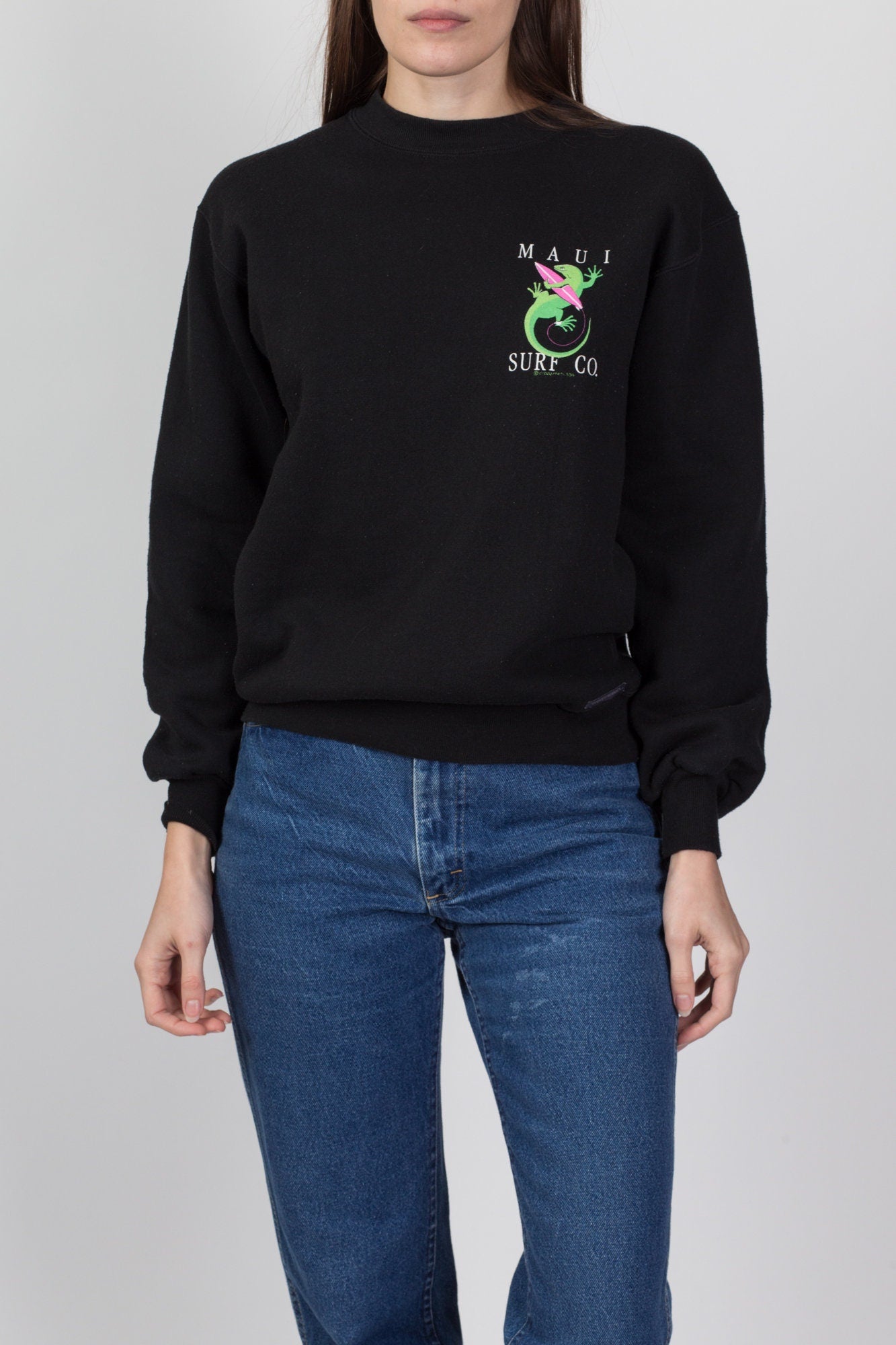 90s Maui Surf Company Sweatshirt - Men's Small, Women's Medium 