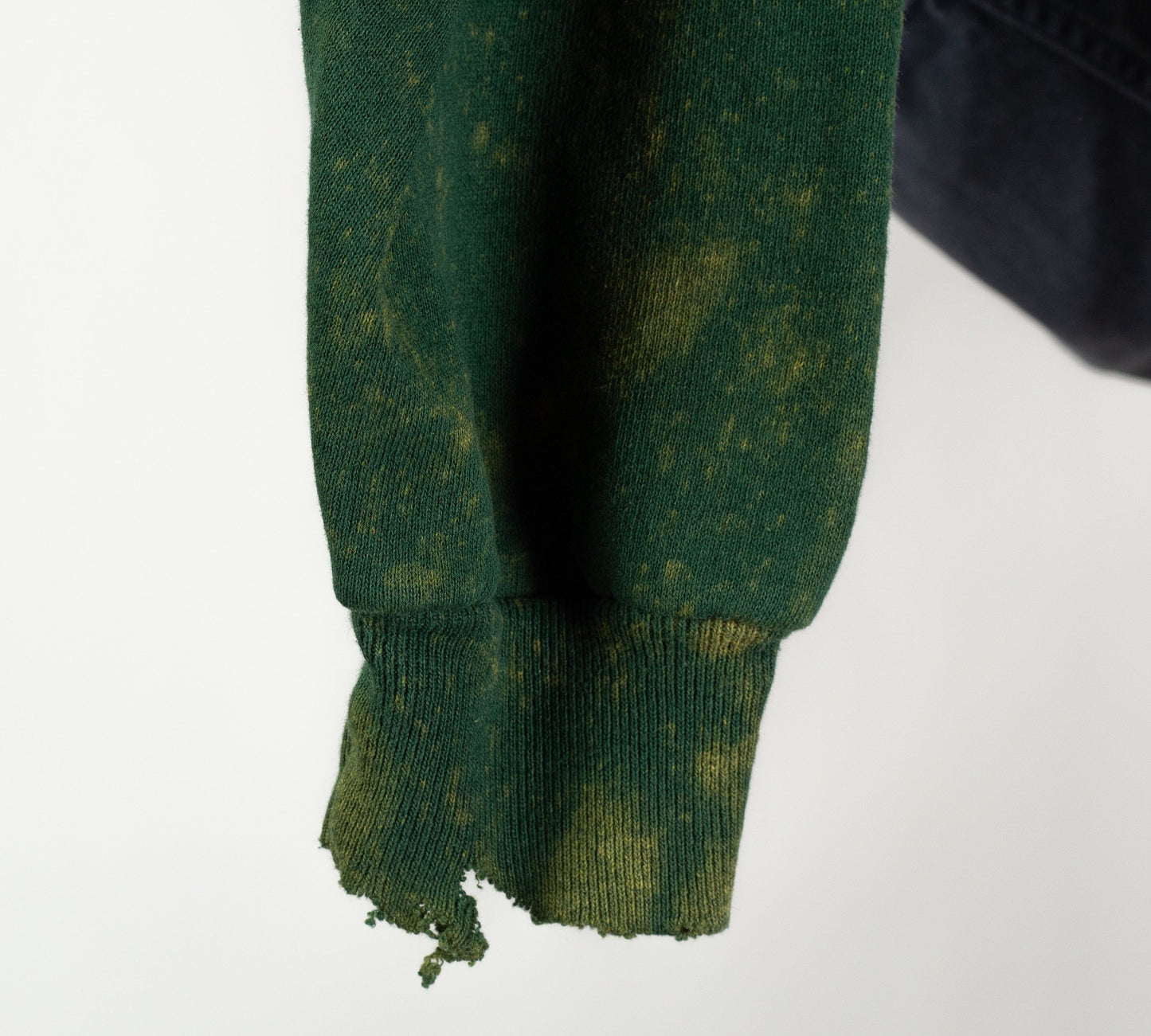 90s Green Reverse Tie Dye Sweatshirt - Men's Medium, Women's Large 