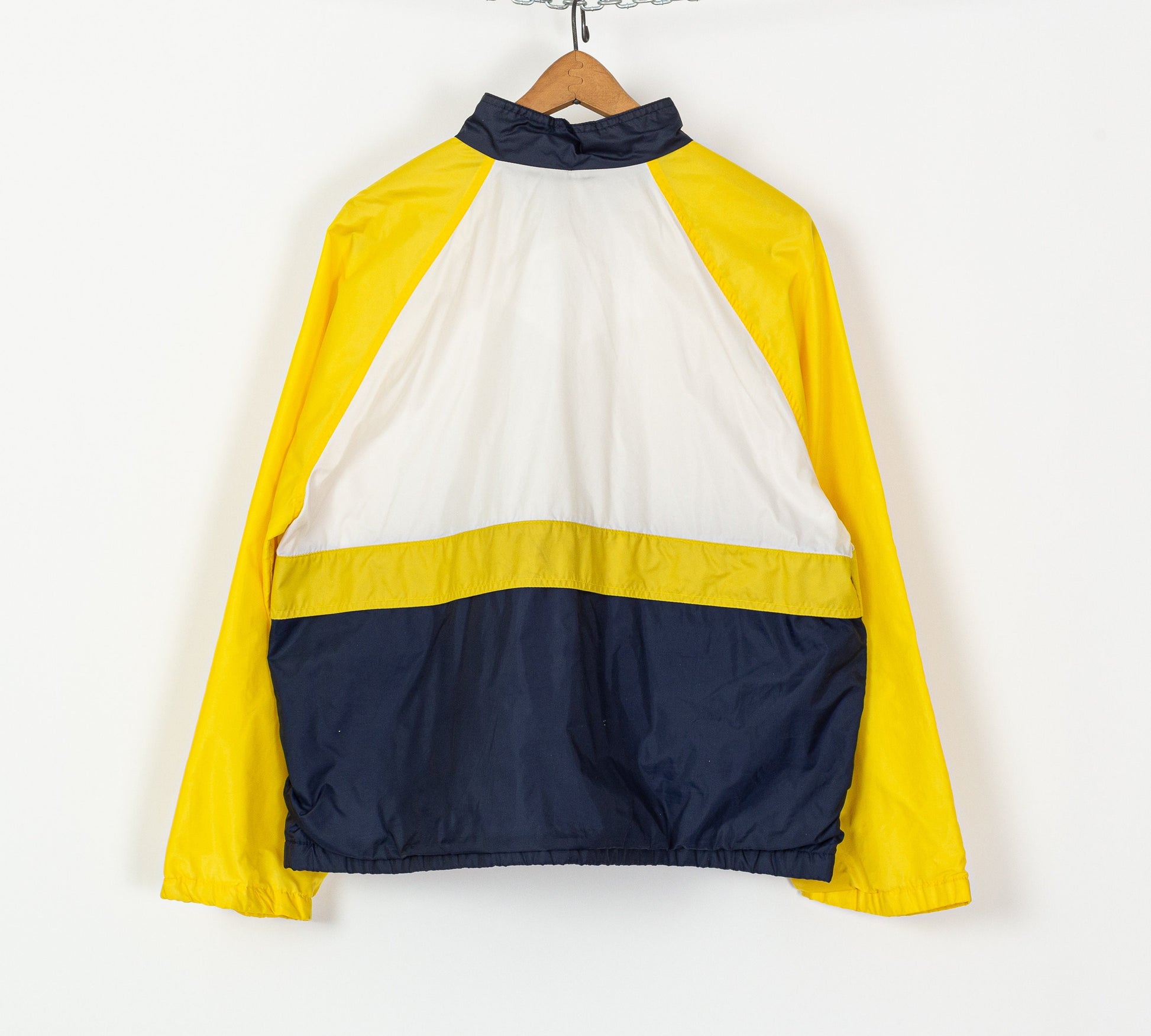 90s Color Block Streetwear Windbreaker - Men's Medium Short 