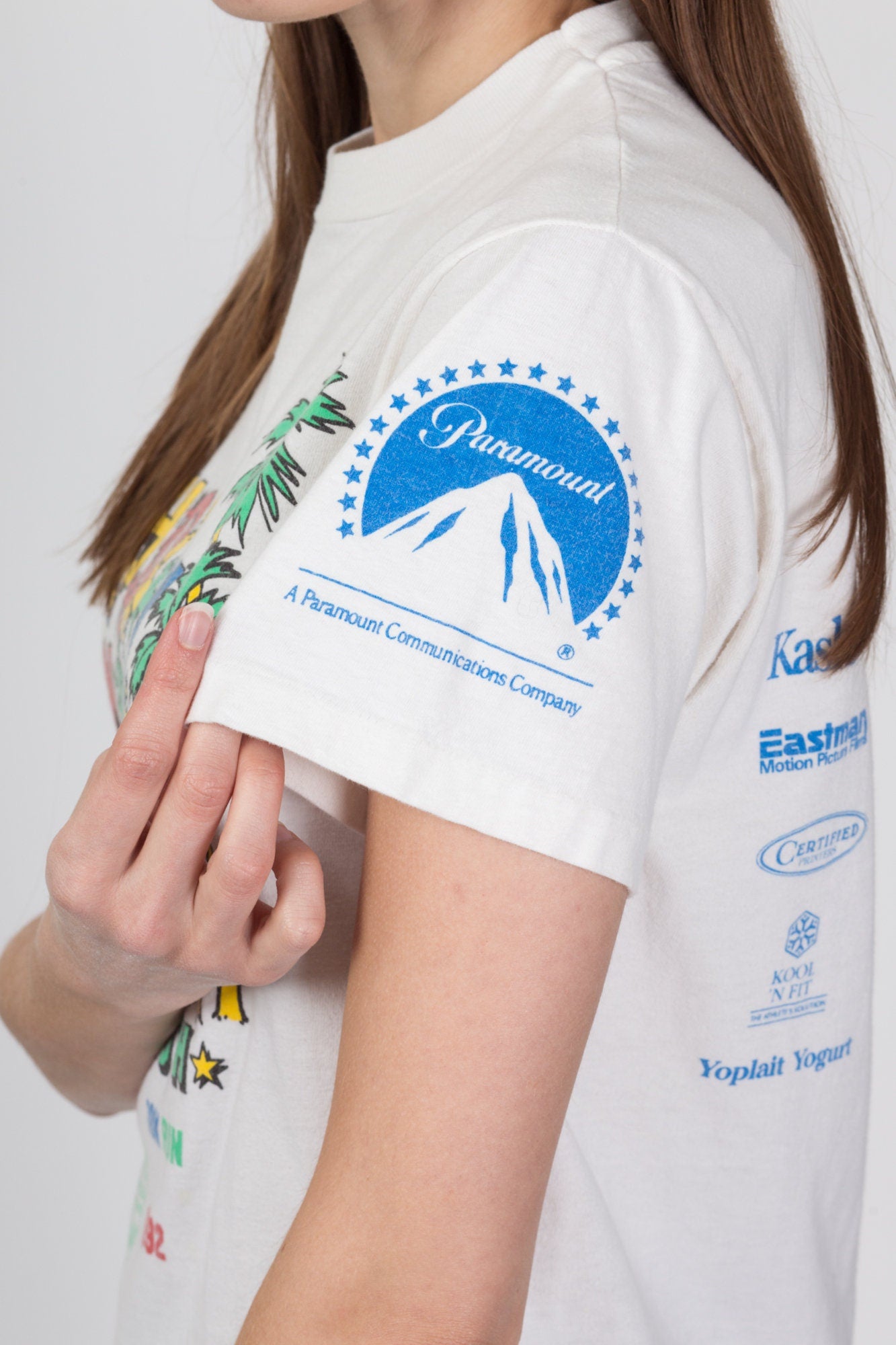 1992 Hollywood Los Angeles Marathon T Shirt - Small 