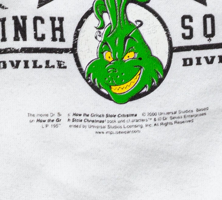 Vintage Grinch Squad Sweatshirt - Large 