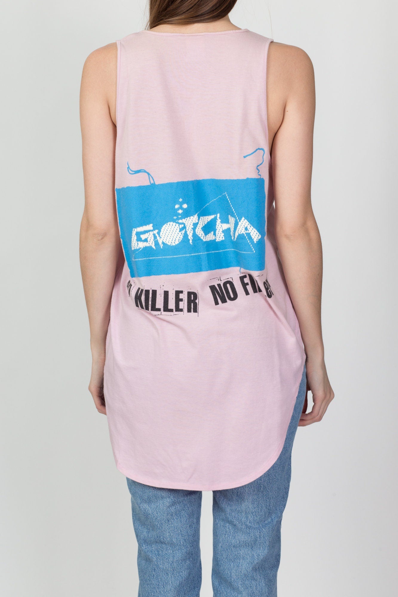 80s Gotcha Surf High Low Tank - Men's Medium, Women's Large 