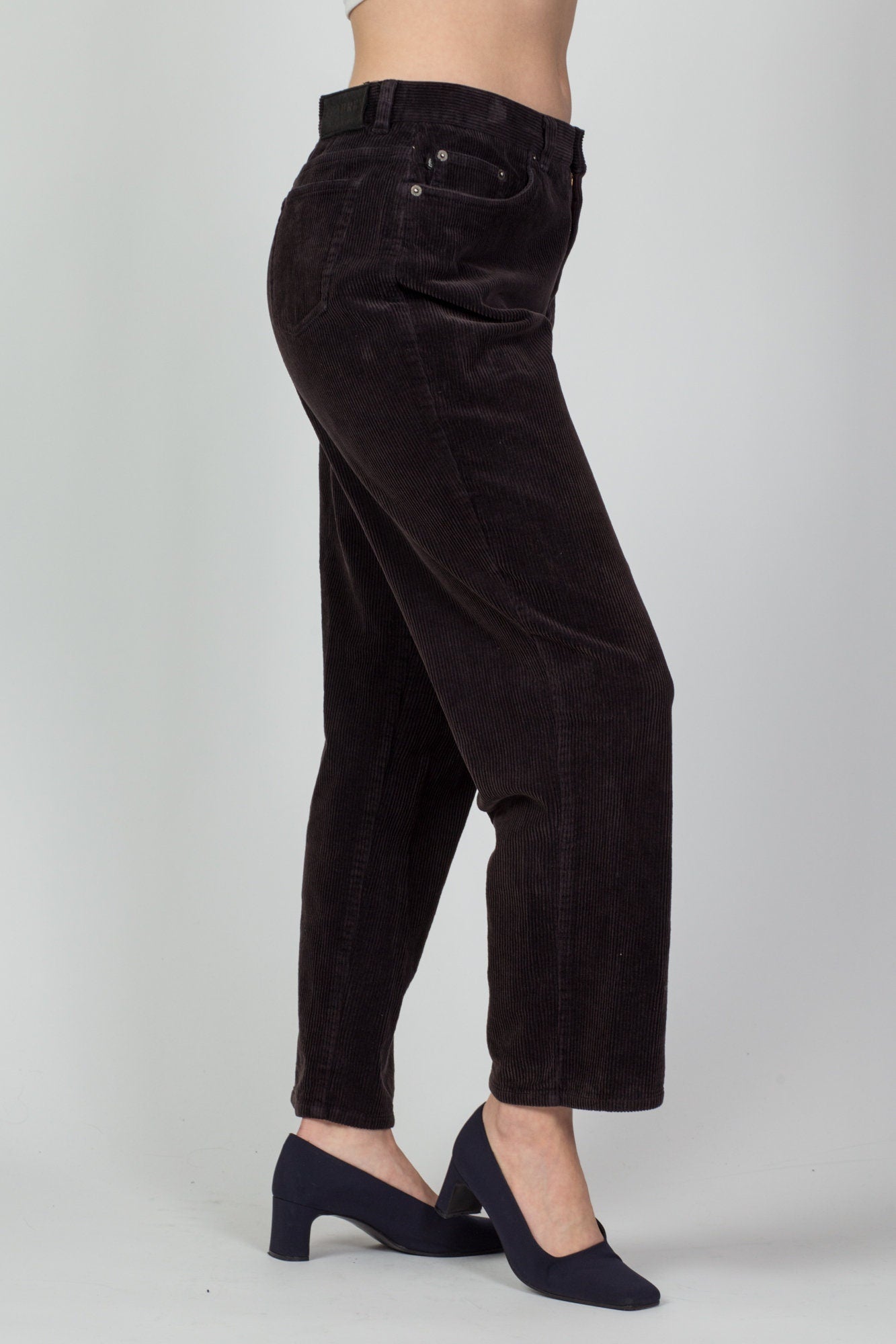 80s Ralph Lauren Corduroy High Waist Pants - Medium to Large, 31