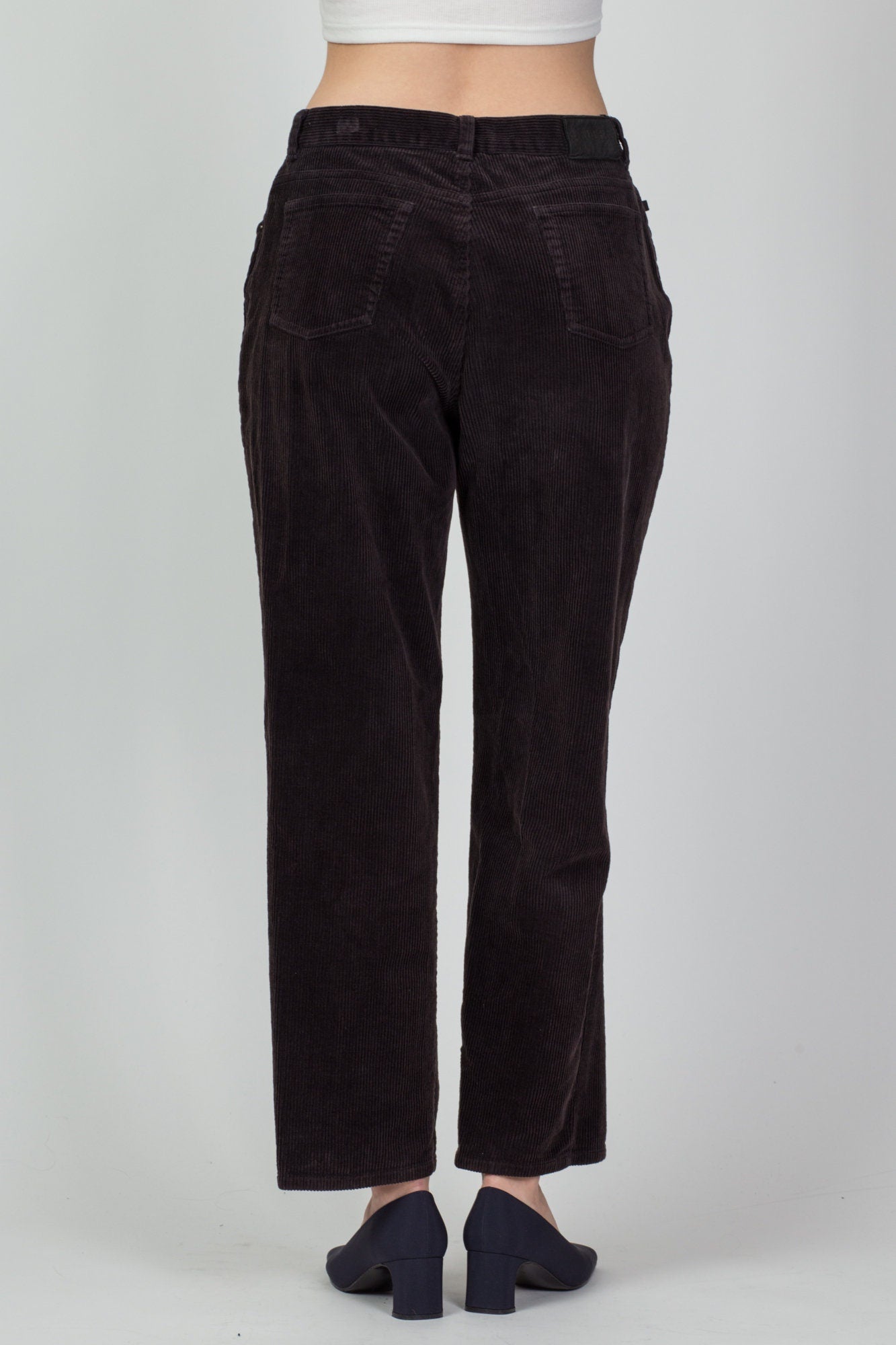80s Ralph Lauren Corduroy High Waist Pants - Medium to Large, 31" 