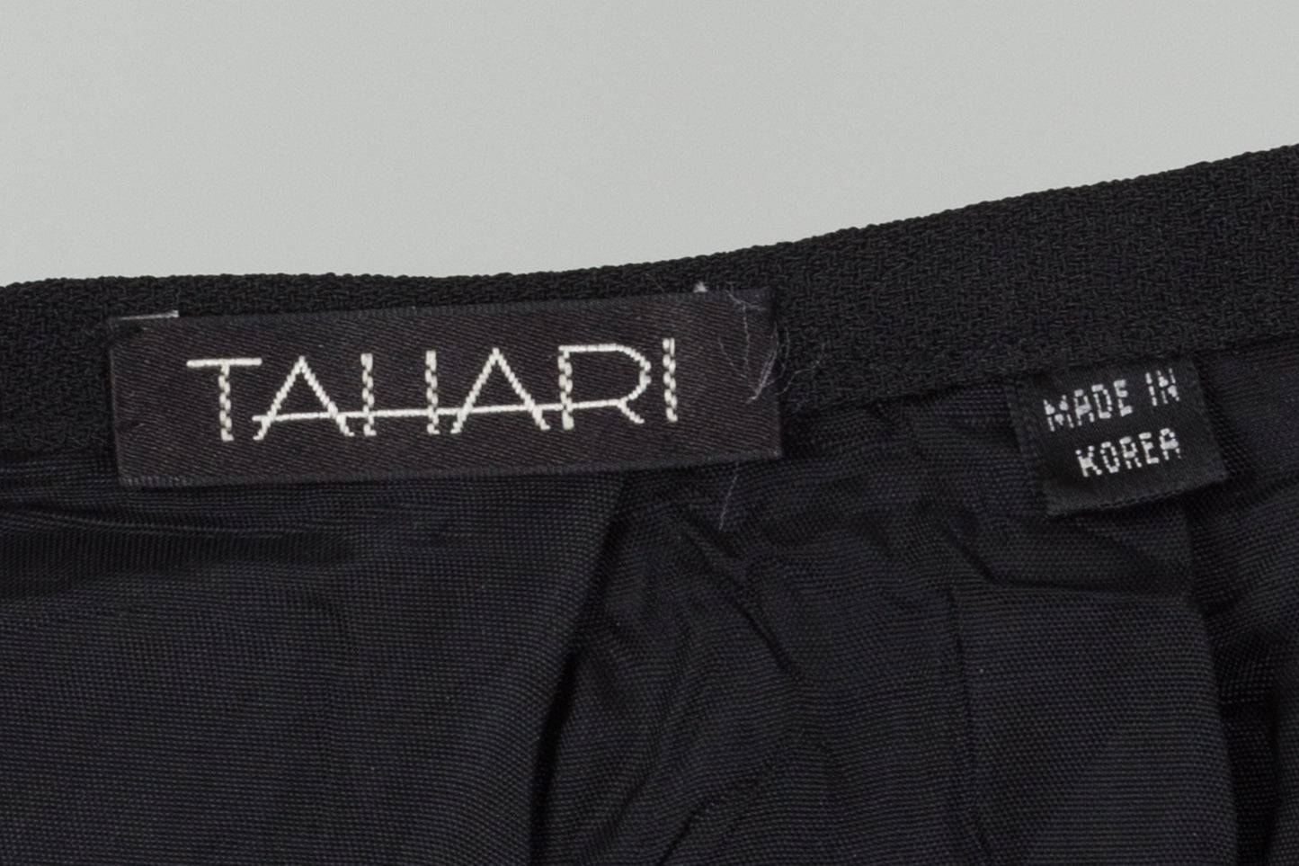 Vintage Tahari Black Mini Pencil Skirt - Extra Small, 24" 