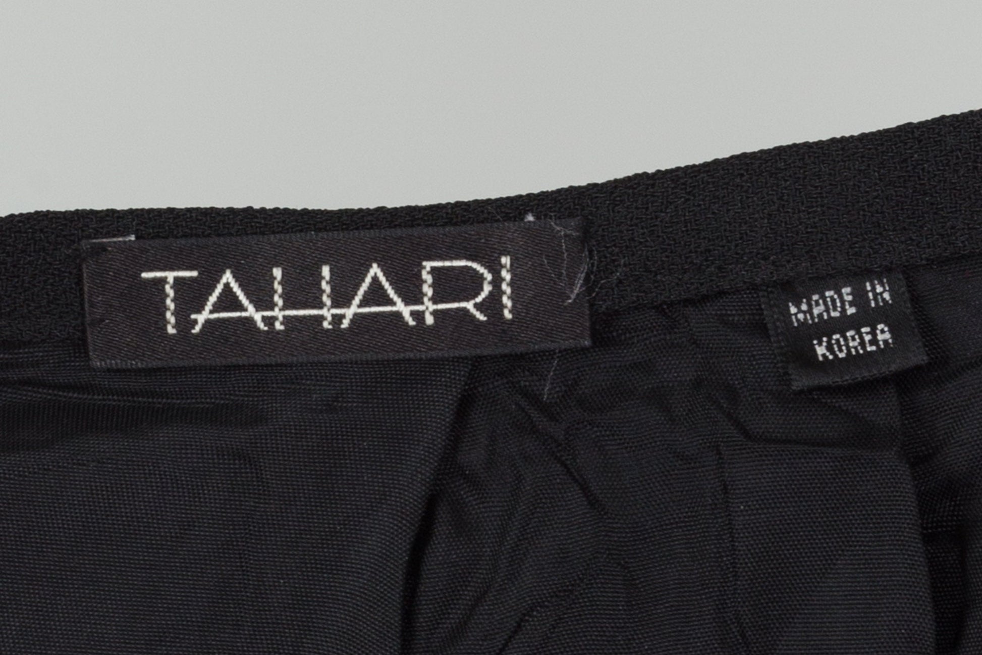 Vintage Tahari Black Mini Pencil Skirt - Extra Small, 24" 