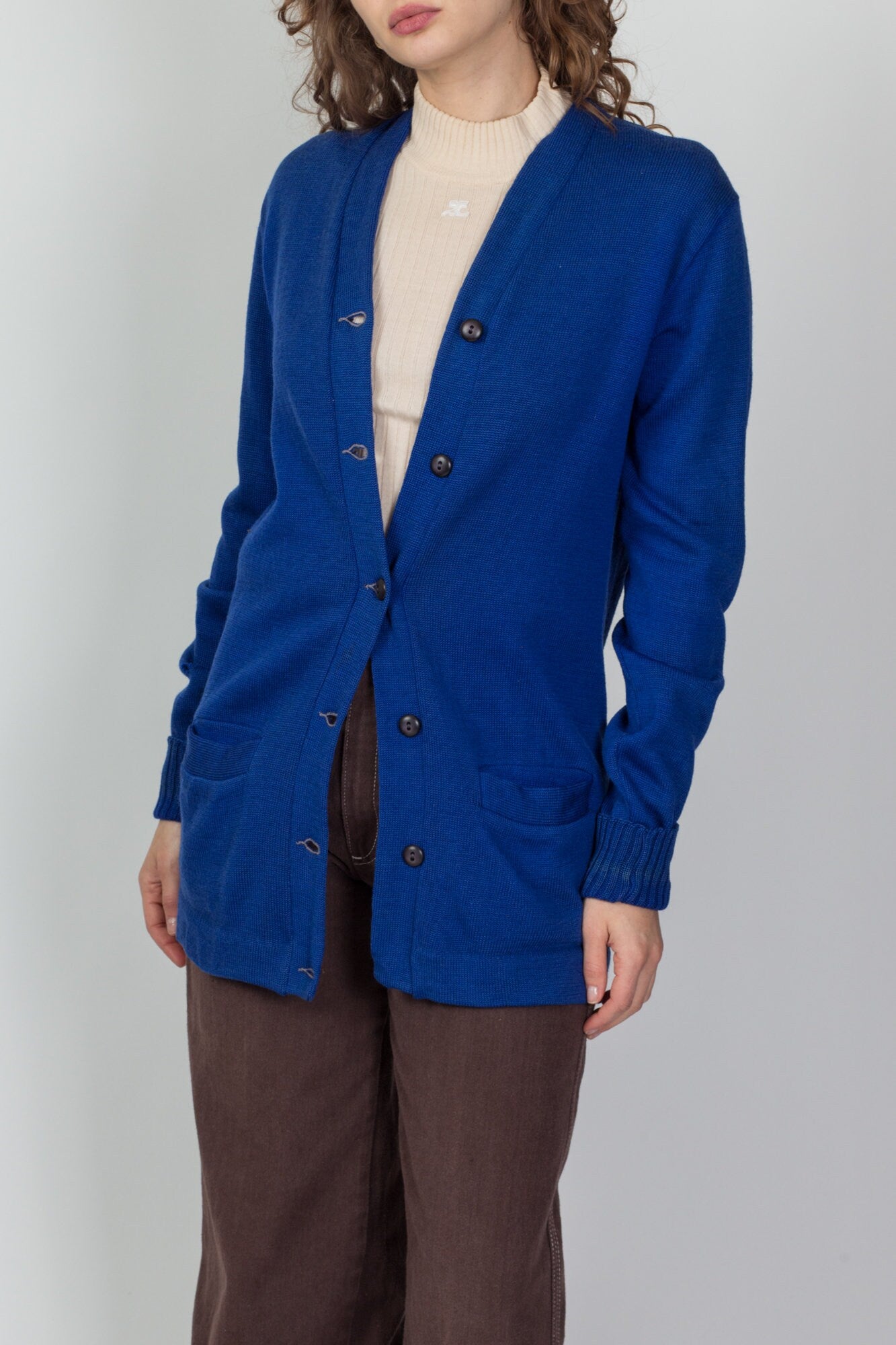Vintage 40s 50s Albion Award Cardigan - Men's Small, Women's Medium 
