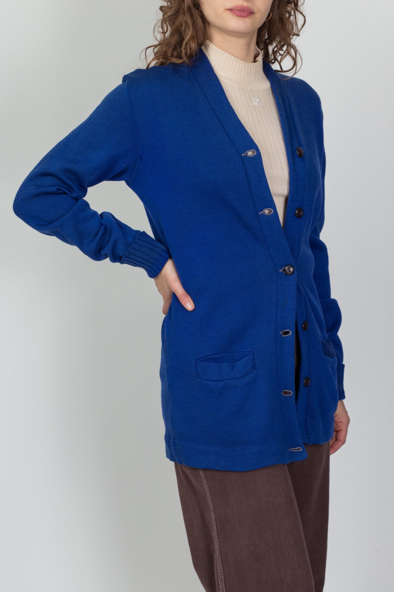 Vintage 40s 50s Albion Award Cardigan - Men's Small, Women's Medium 