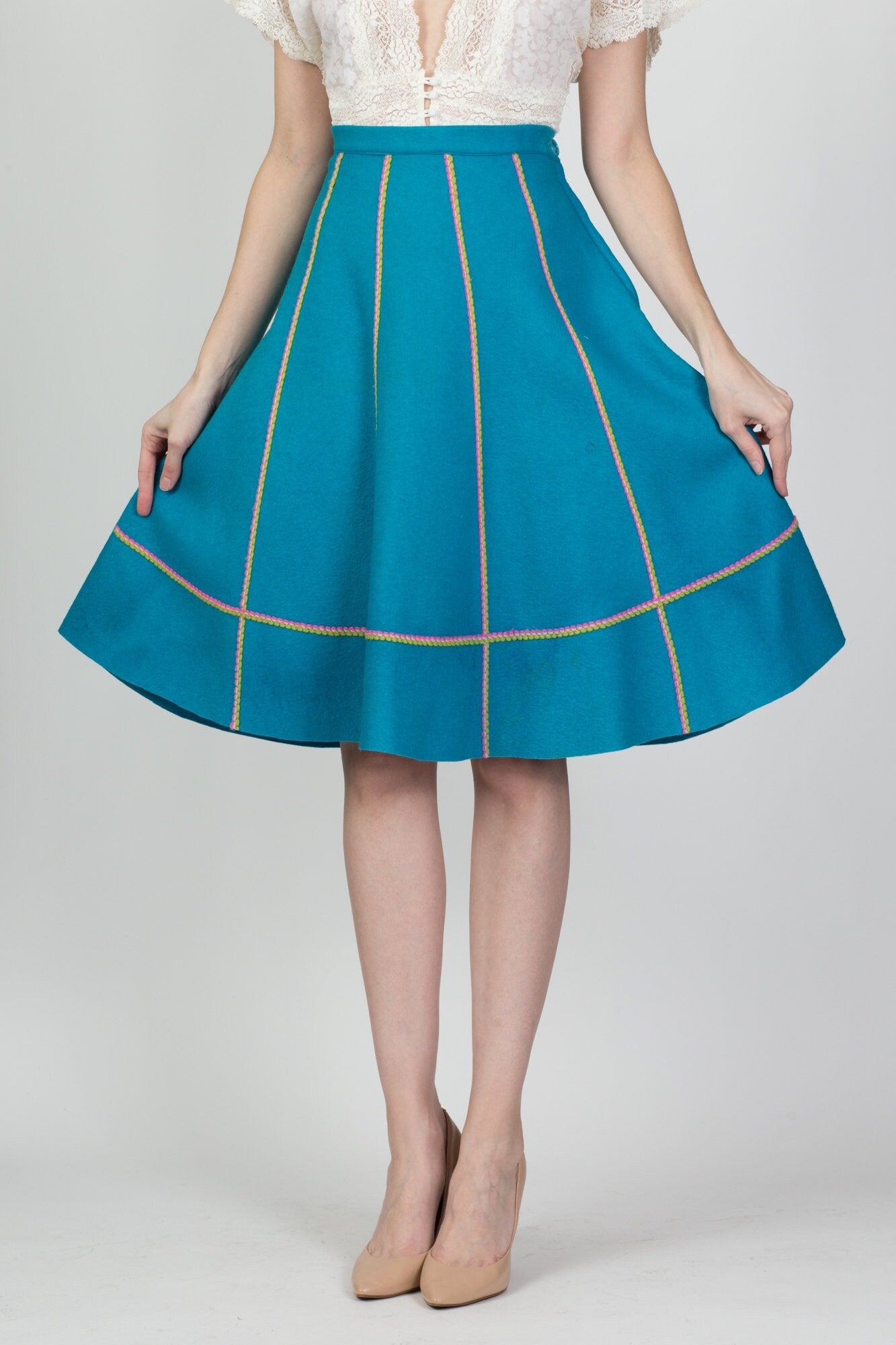 Vintage striped skirt hotsell