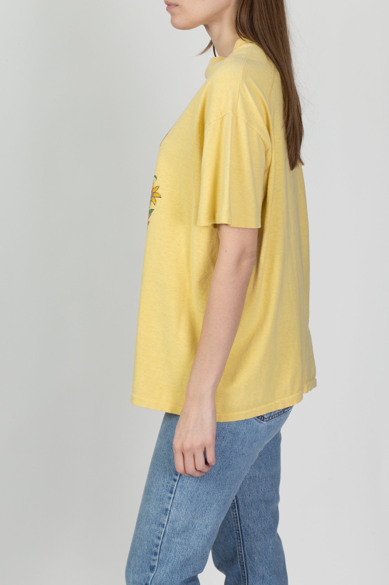 80s Free In The Wind Ship Graphic Tee - Men's XL 