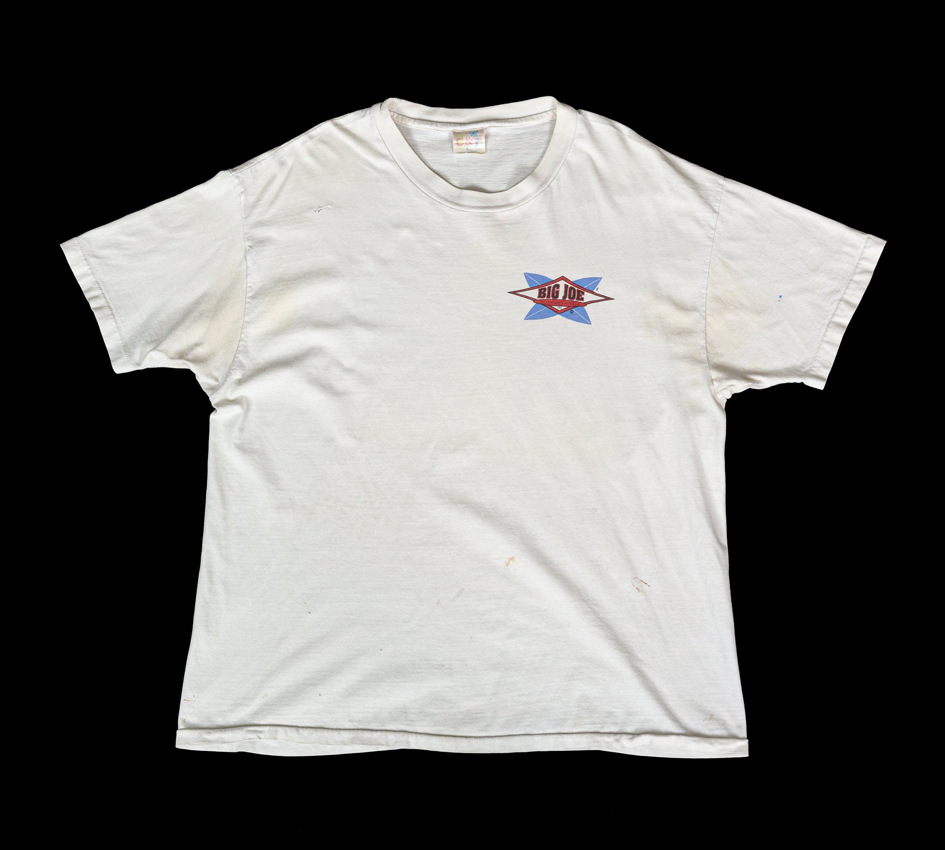 80s 90s Big Joe Skater Distressed Graphic Tee - Extra Large 