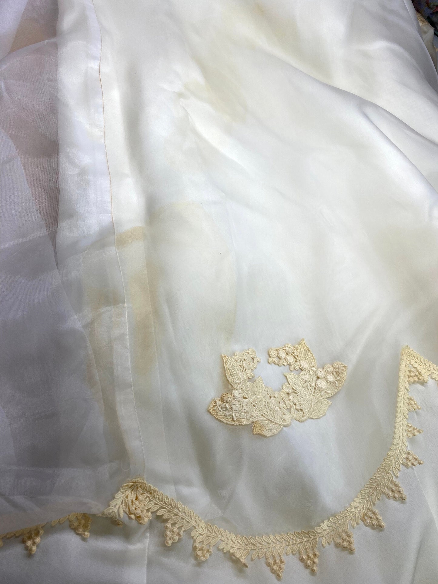 Vintage 70s William Cahill Wedding Gown, As Is - Extra Small 
