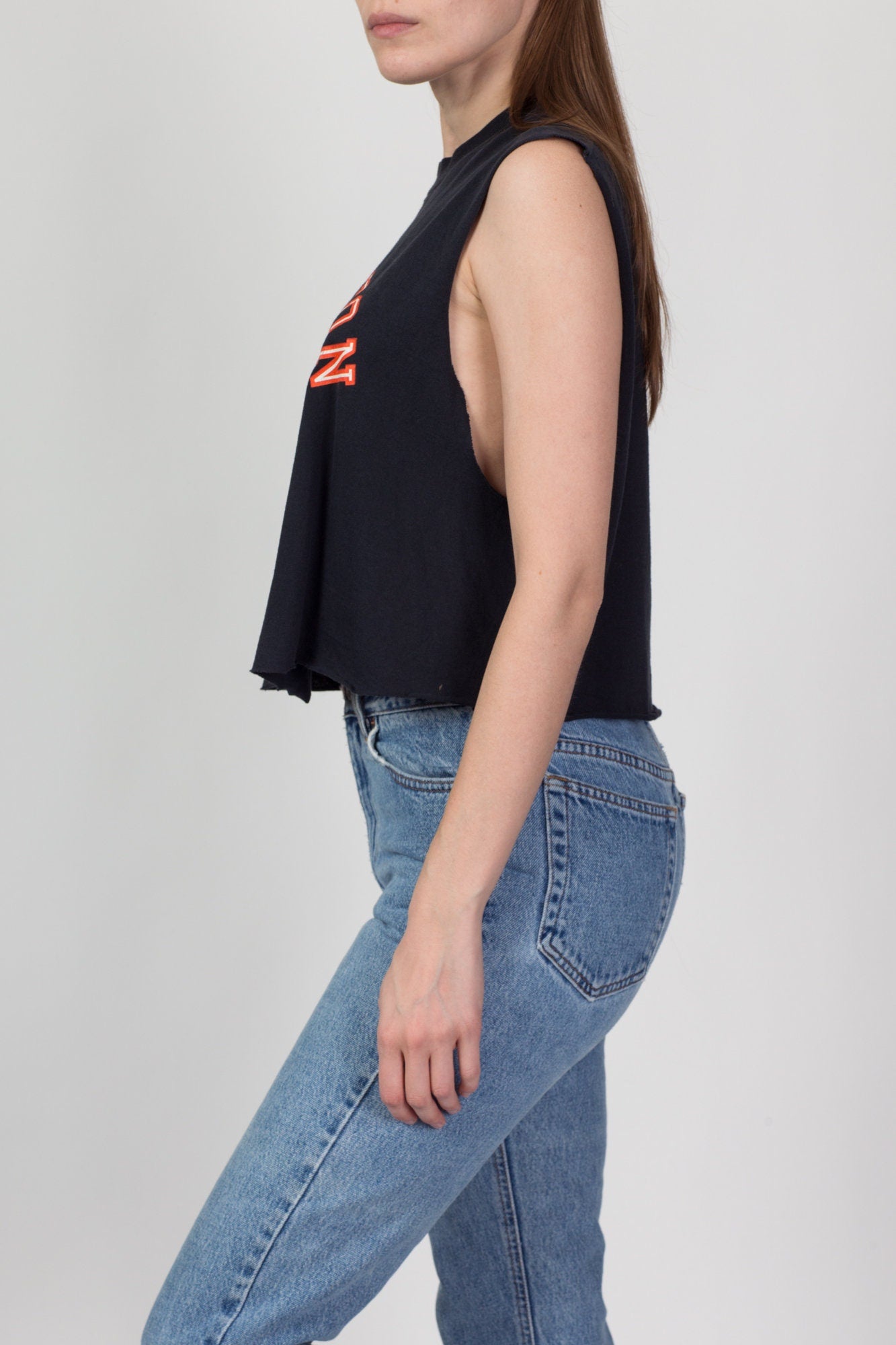 Vintage Princeton University Cropped Tank - Extra Large 
