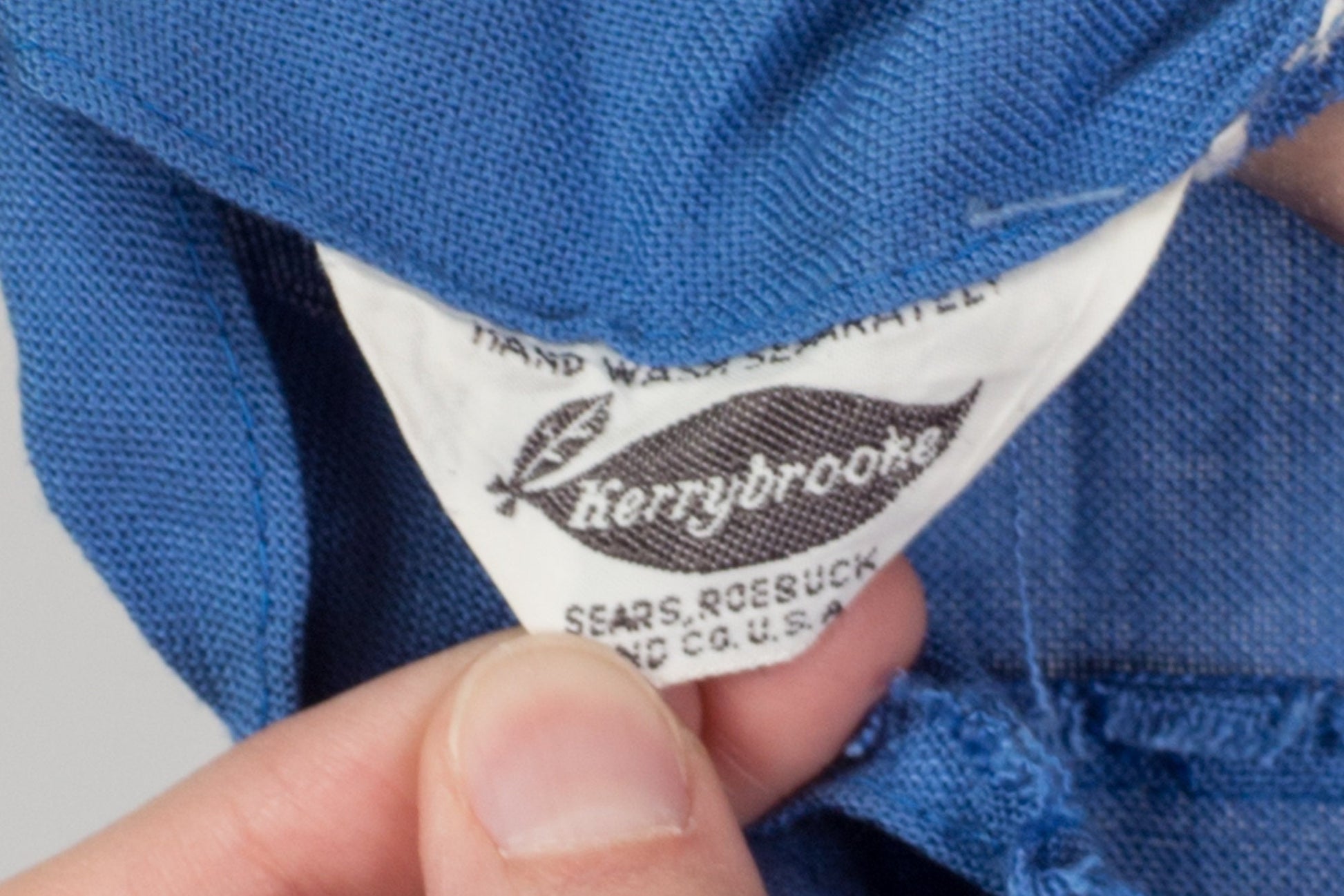 40s 50s Kerrybrooke Cornflower Blue Midi Dress - Medium 
