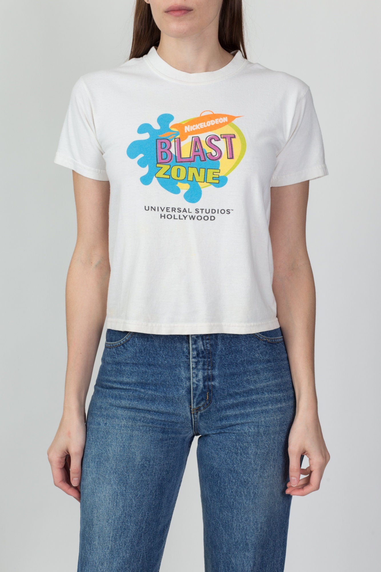 Y2K Nickelodeon Blast Zone T Shirt - Extra Small 
