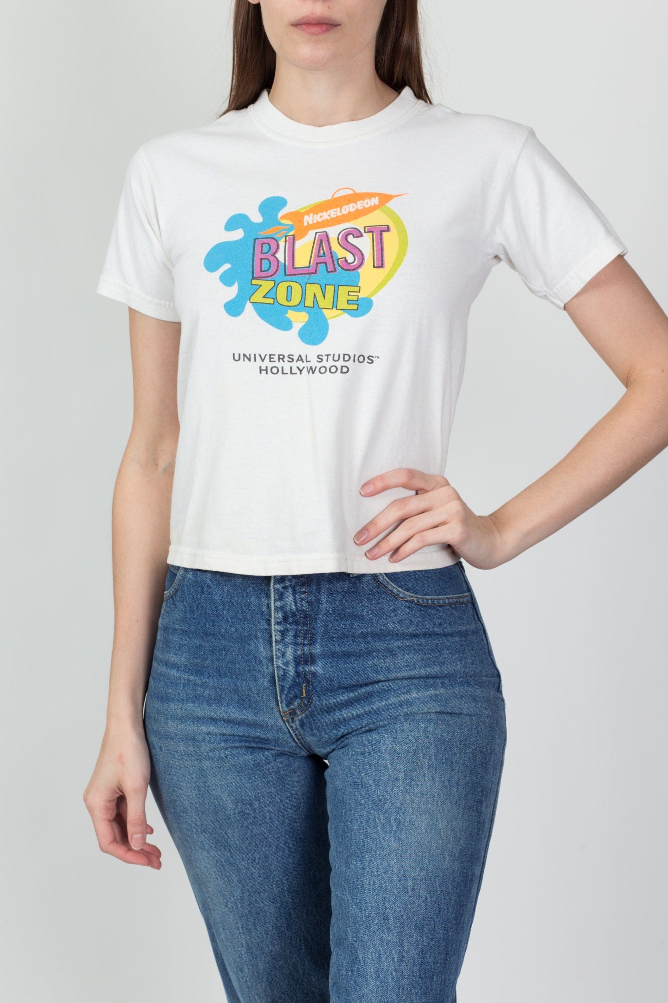 Y2K Nickelodeon Blast Zone T Shirt - Extra Small 