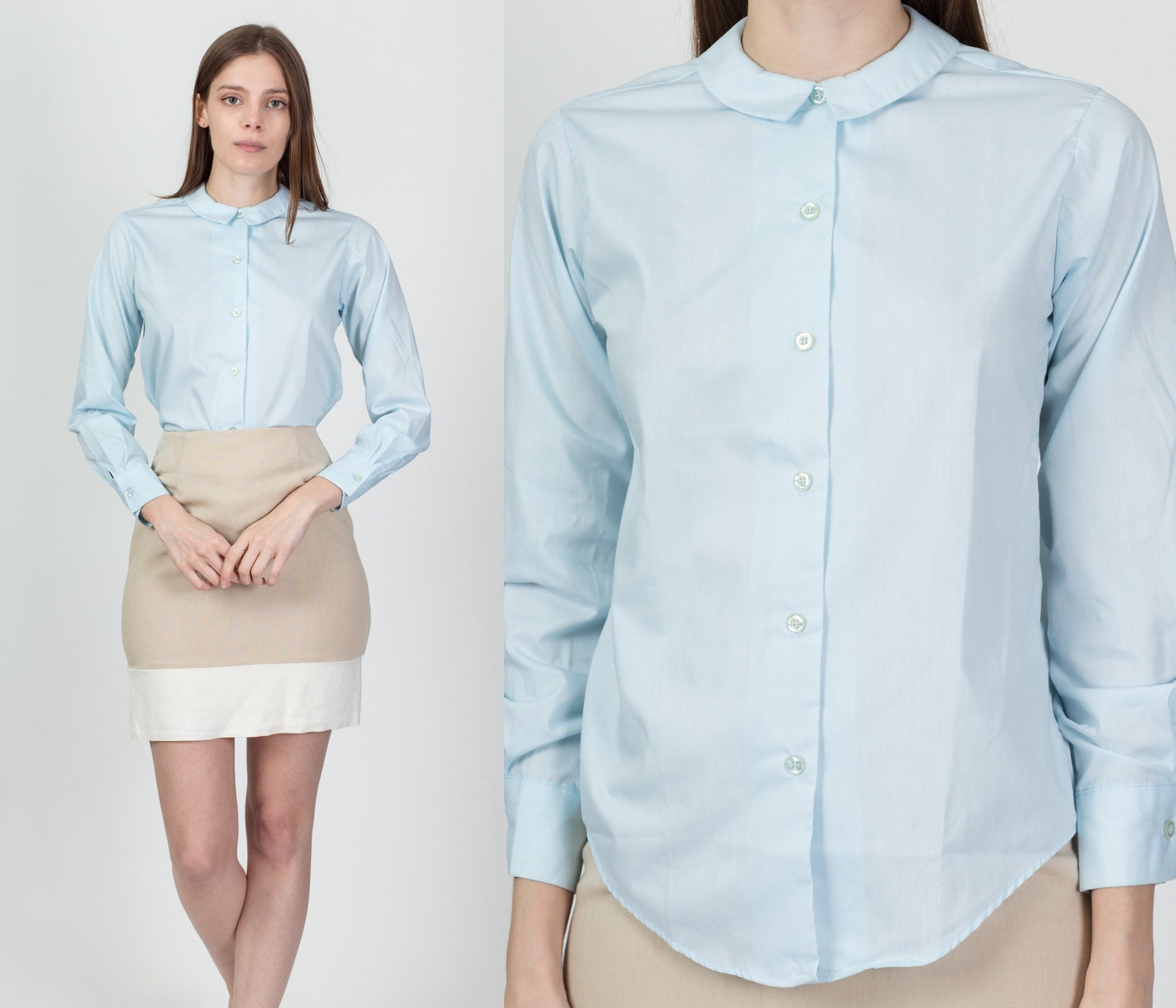 60s Bobbie Brooks Deadstock Women's Button Up Shirts - Extra Small 