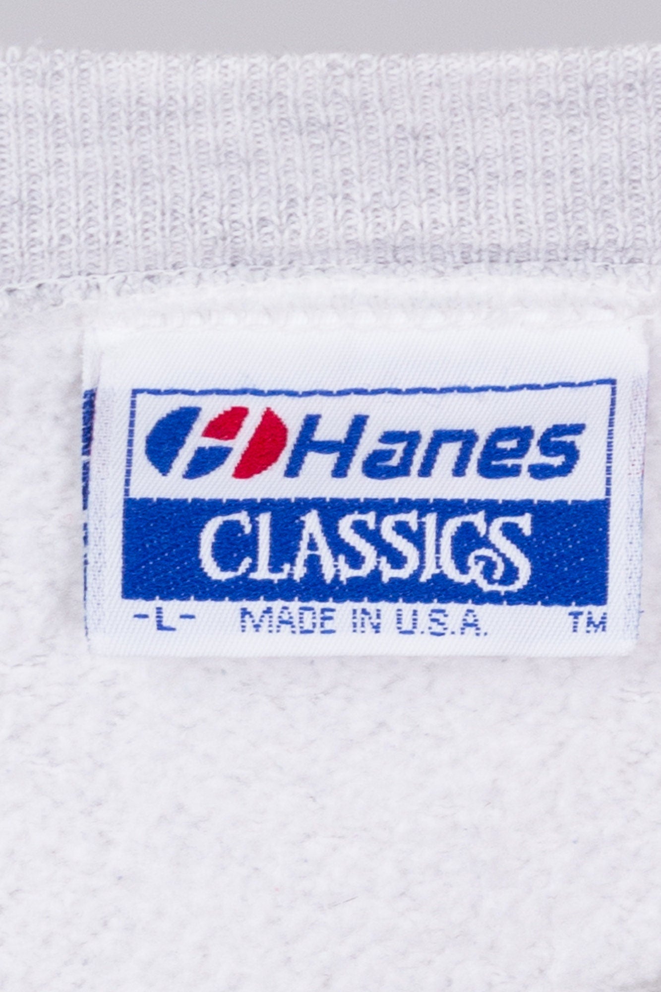 90s Hanes Heather Gray Unisex Crew Neck Sweatshirt - Men's Medium, Wom –  Flying Apple Vintage
