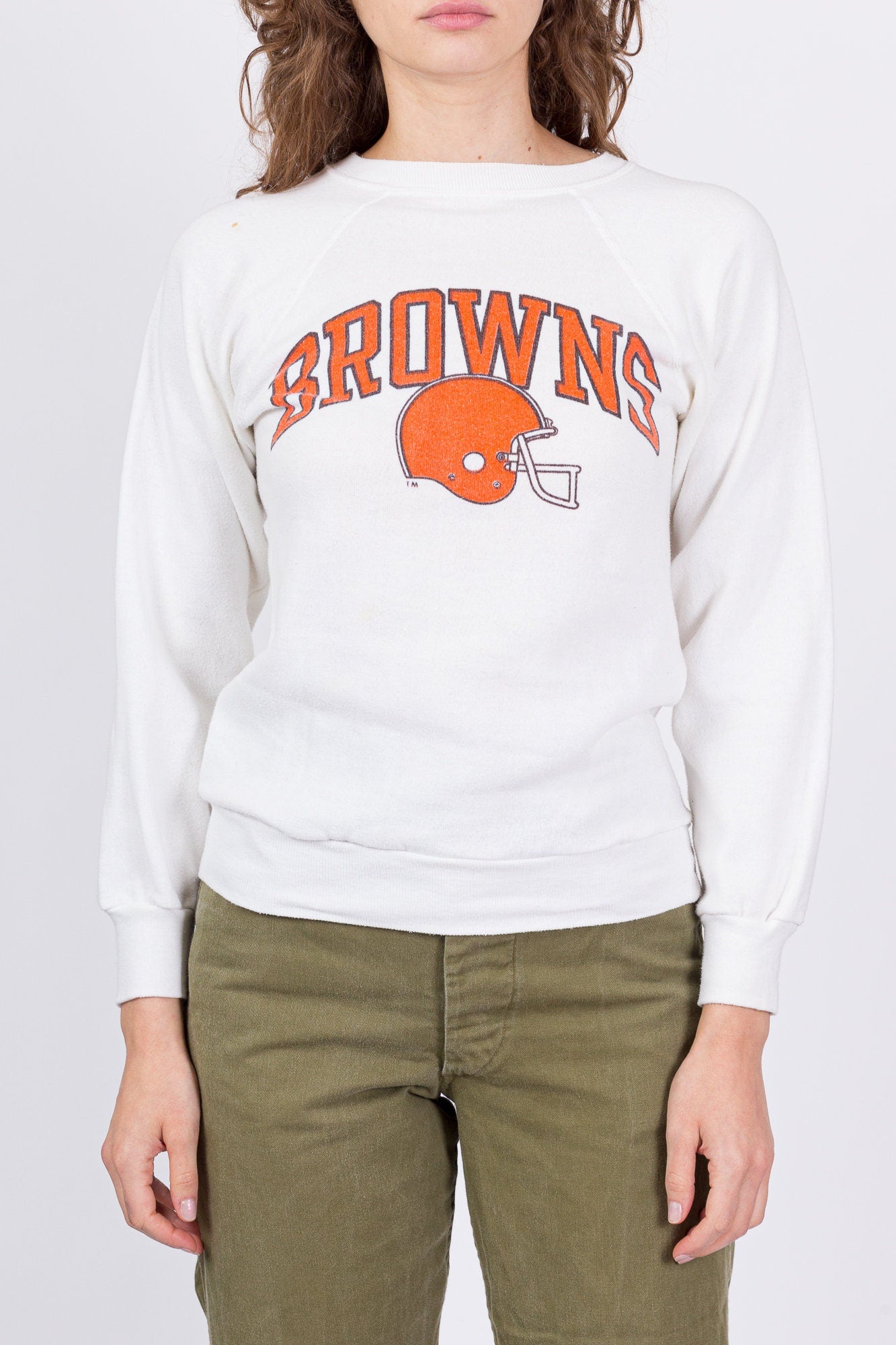 80s Cleveland Browns NFL Champion Sweatshirt - Men's XXS, Women's XS 