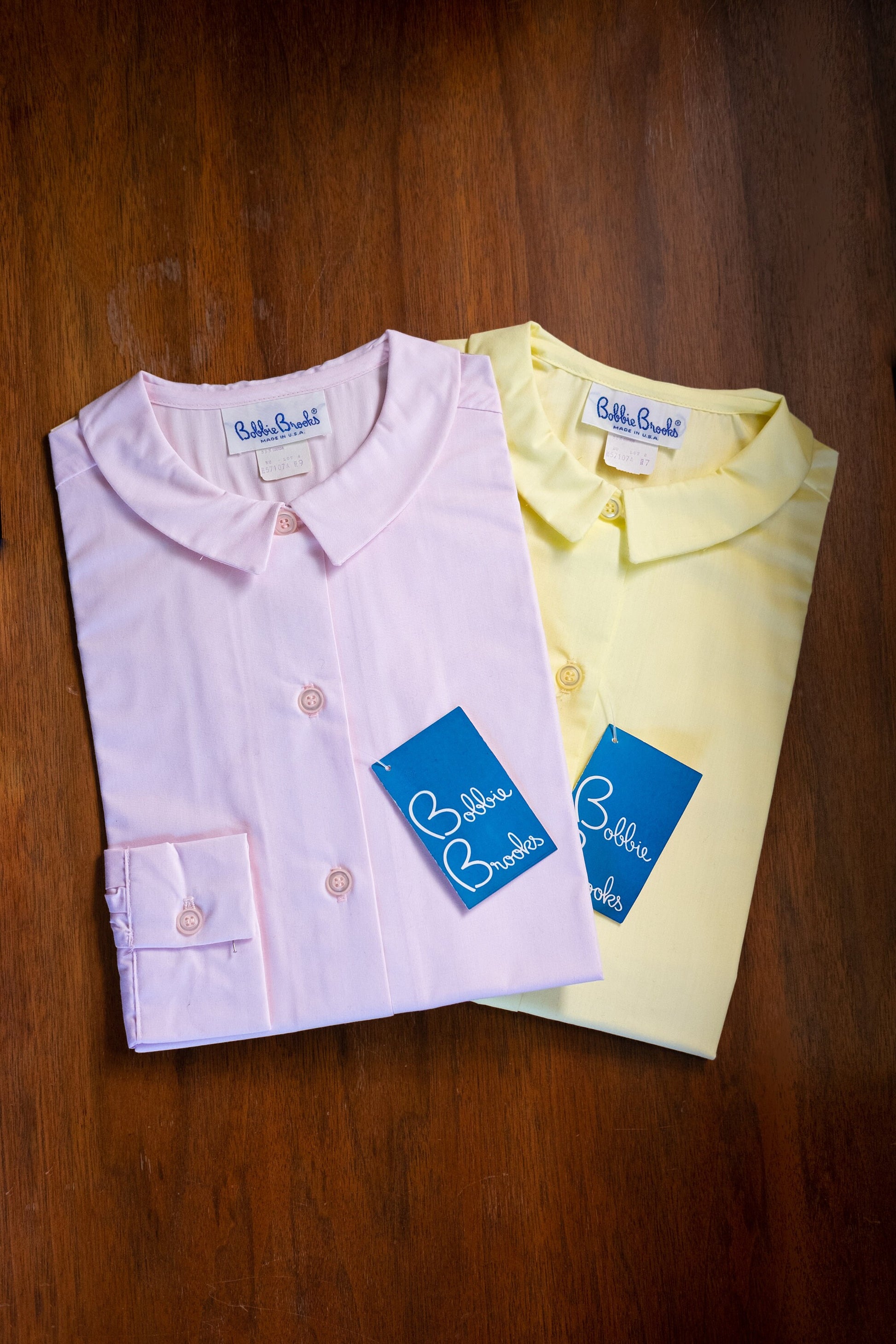 60s Bobbie Brooks Deadstock Women's Button Up Shirts - Extra Small 