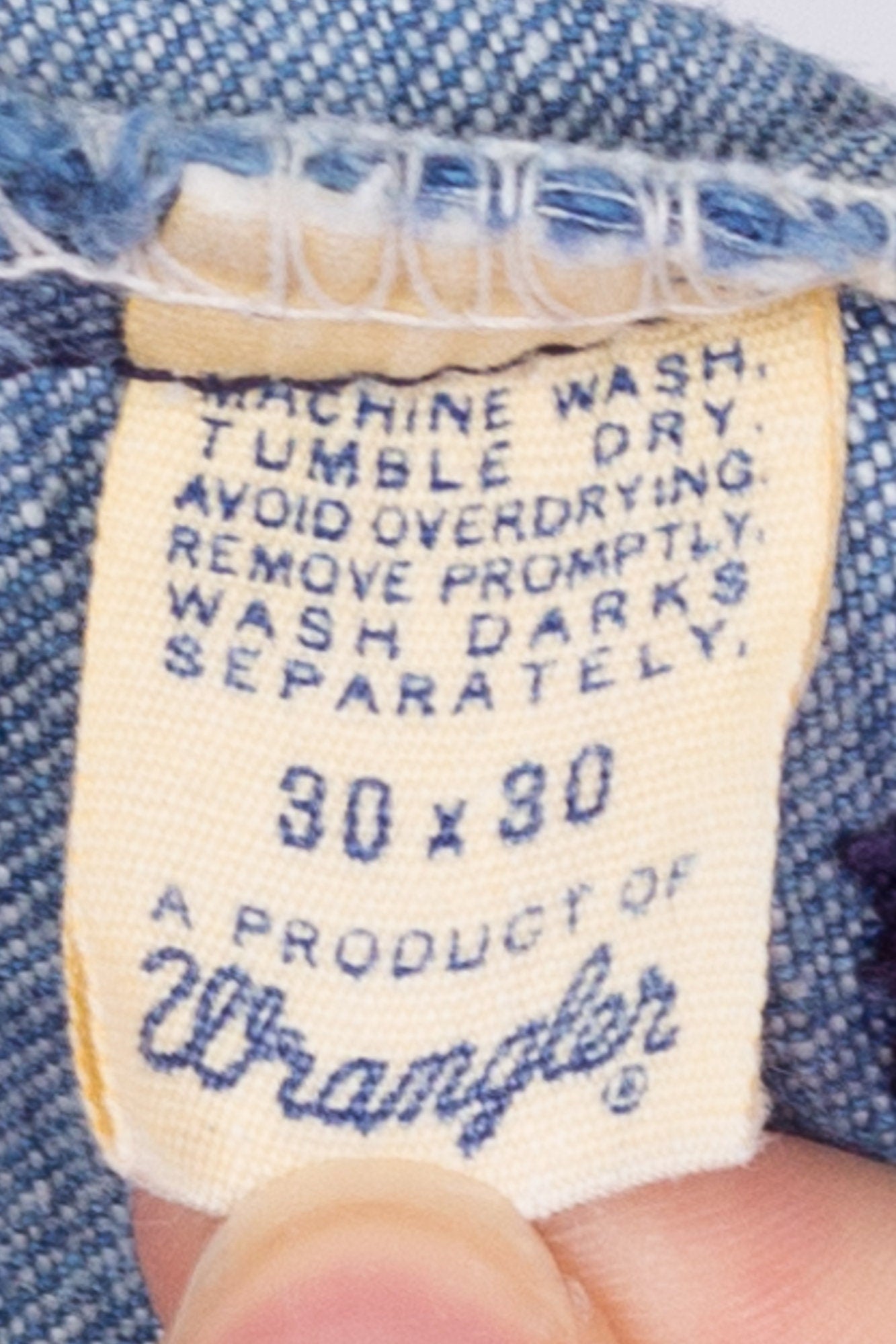70s Wrangler Faded Denim Bell Bottoms - 29" Waist 