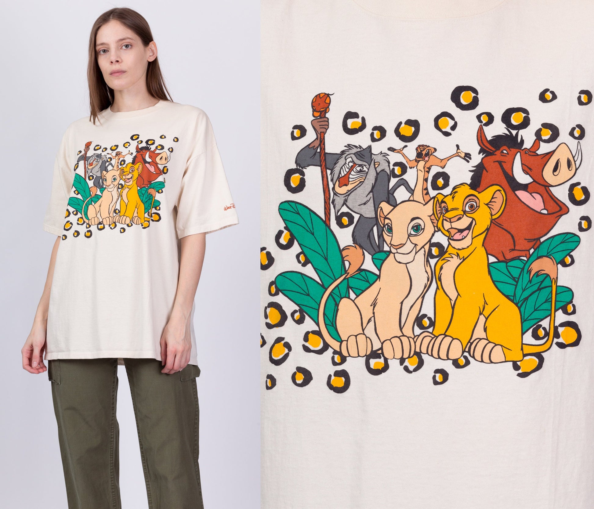 90s The Lion King T Shirt - Men's Large 