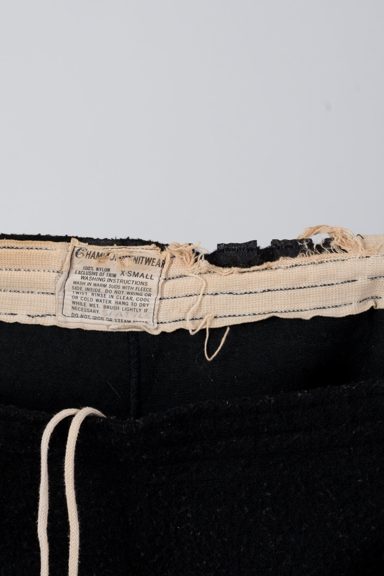 1940s Champion Fleece Distressed Athletic Pants - Men's Medium, Women's Large 