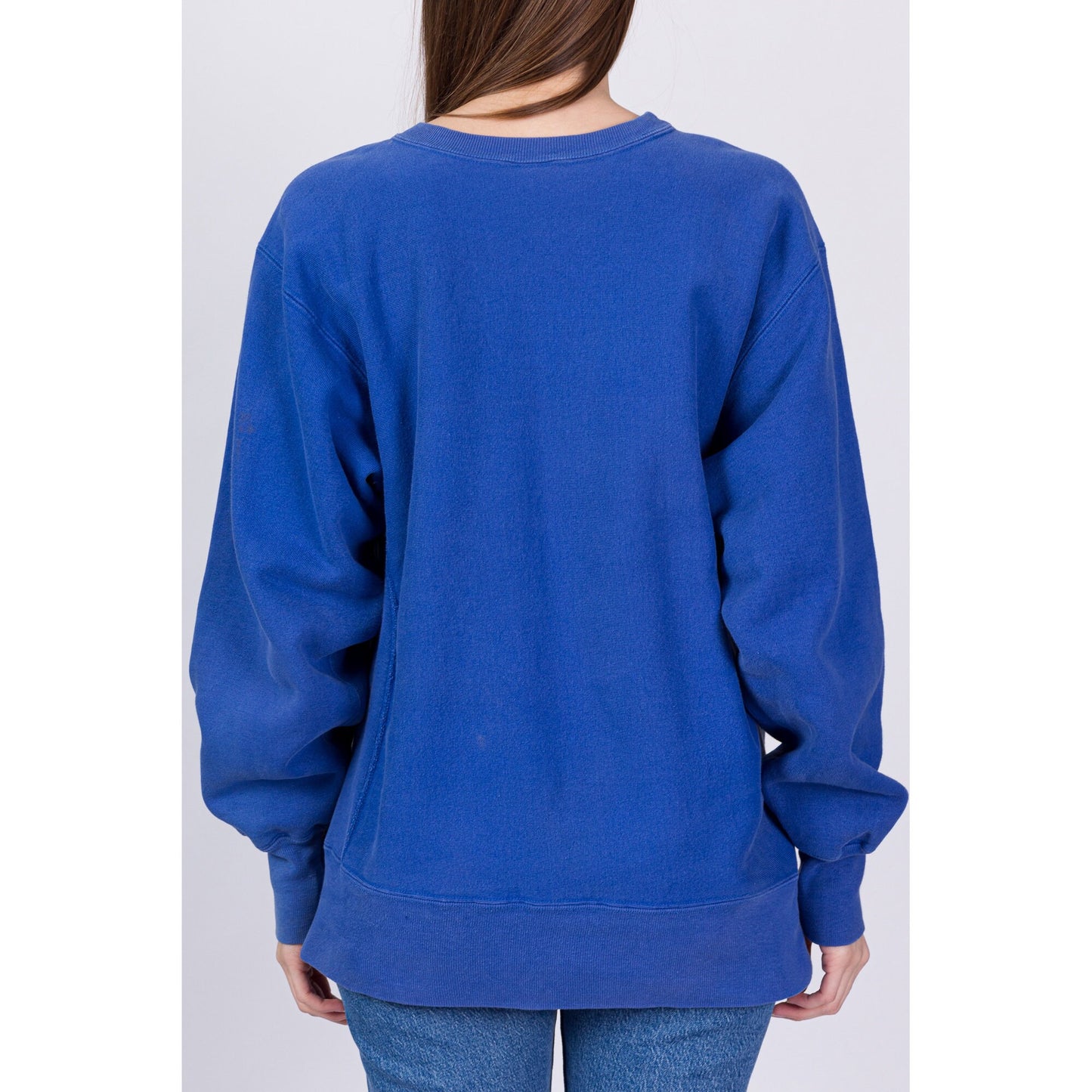 90s Champion Reverse Weave Blue Sweatshirt - Men's Large, Women's XL 