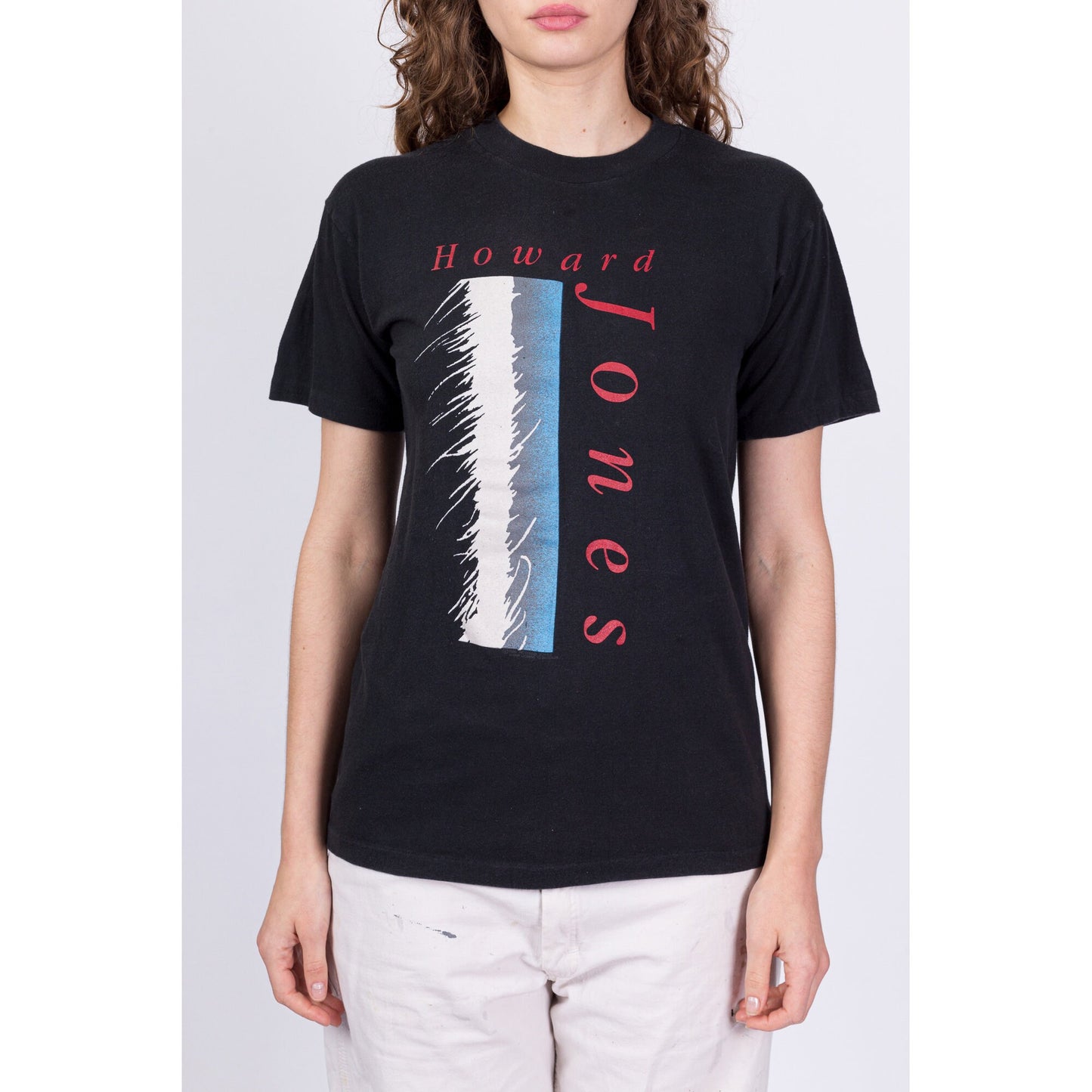 1989 Howard Jones Tour T Shirt - Men's Small, Women's Medium 