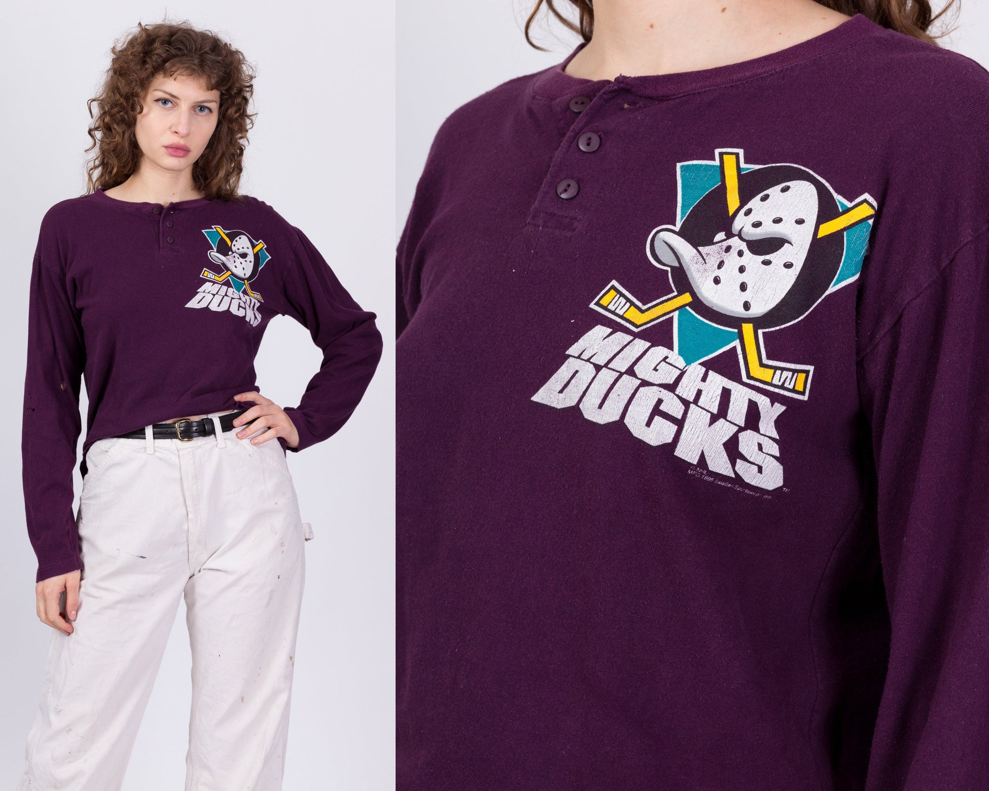 Anaheim Mighty Ducks Vintage Hockey Fan Shirt Sweatshirt