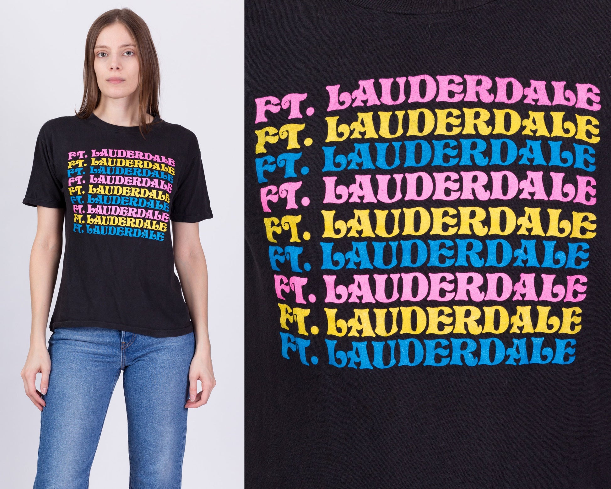 80s Ft. Lauderdale Tourist Tee - Unisex Medium 