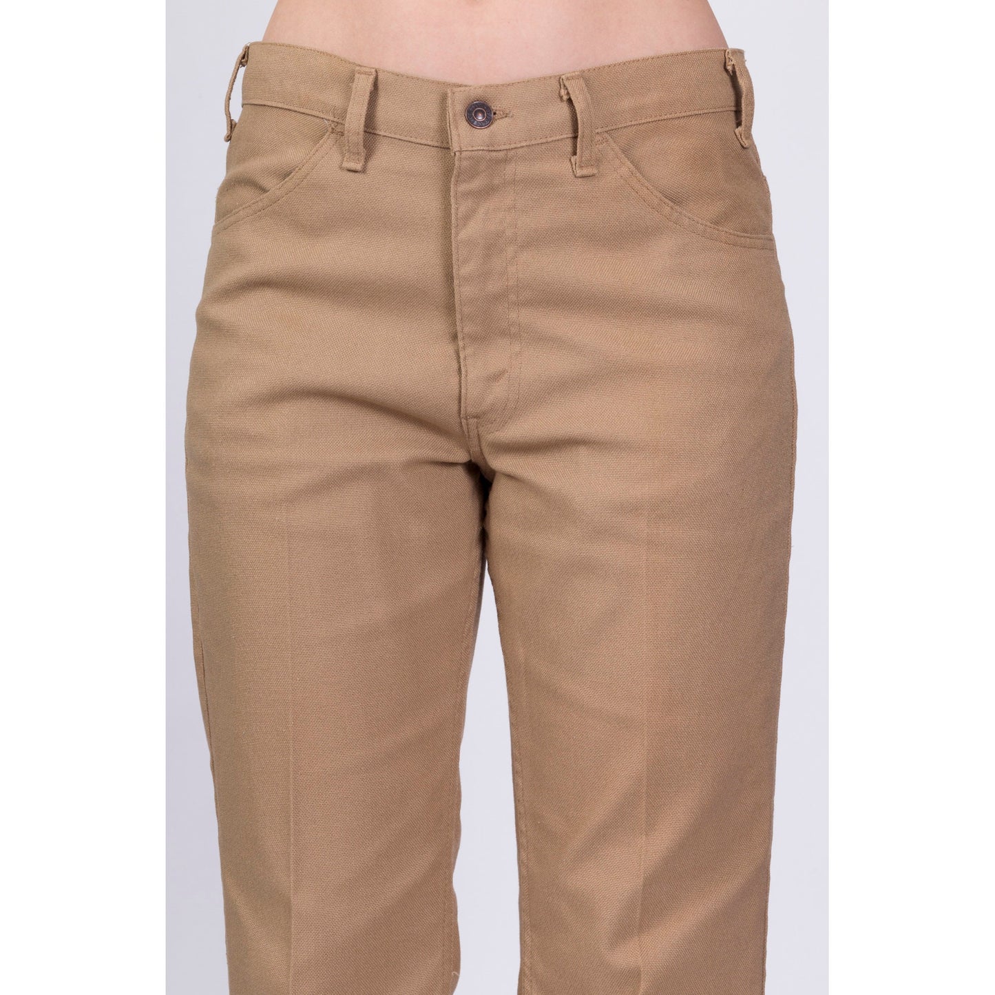 70s Levi's Sta-Prest Tan Trousers - Men's Medium, 33" 