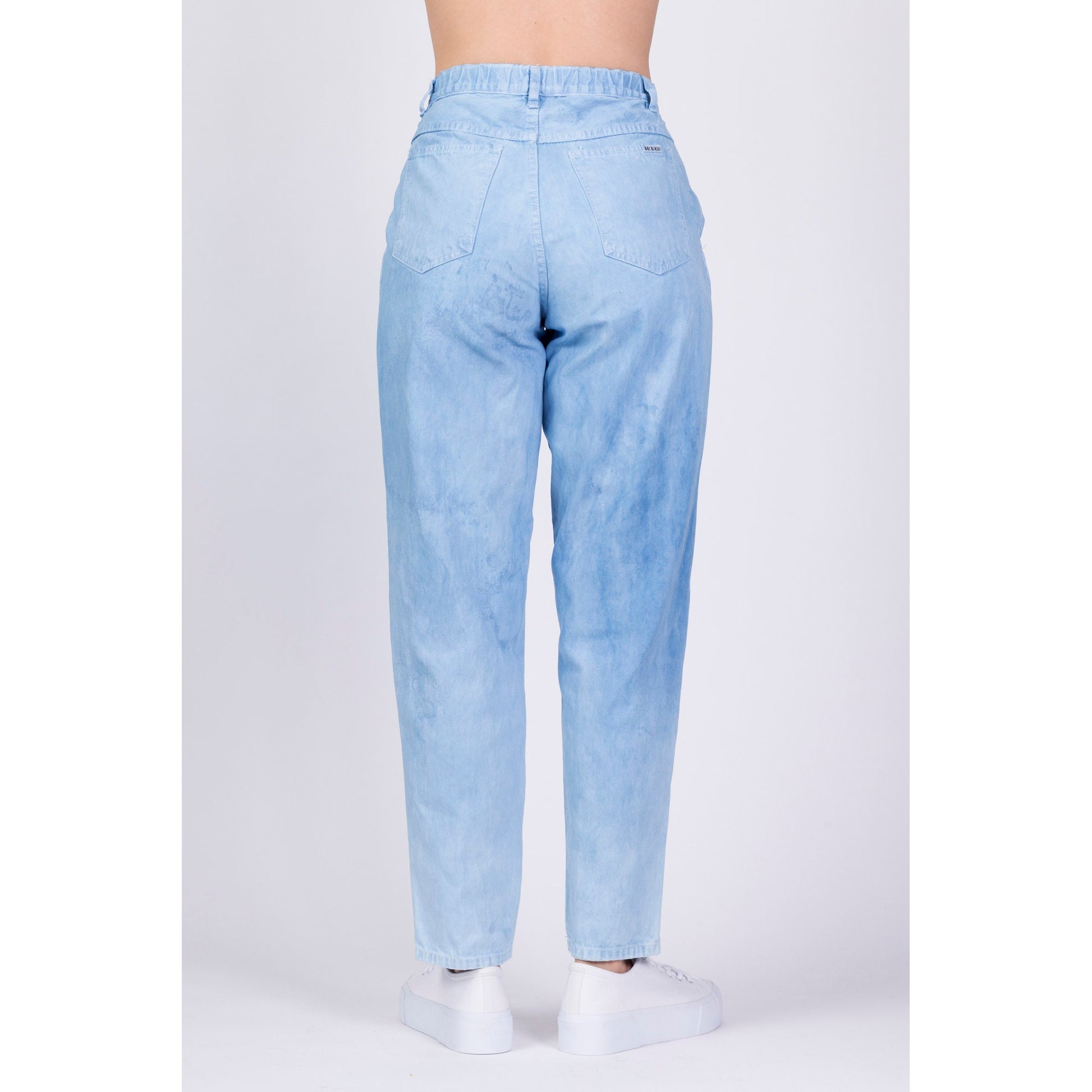 90s Bill Blass Indigo Dyed Denim Jeans - Small, 26"-27" 