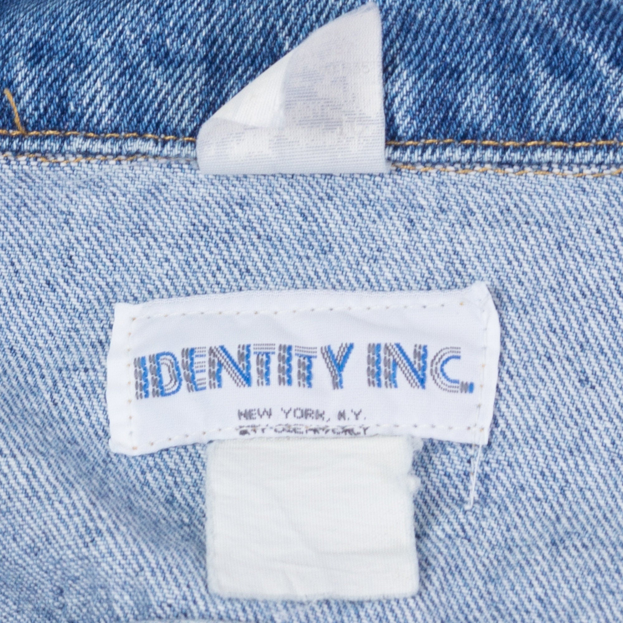 90s Beauty And The Beast Denim Jacket - Petite Large
