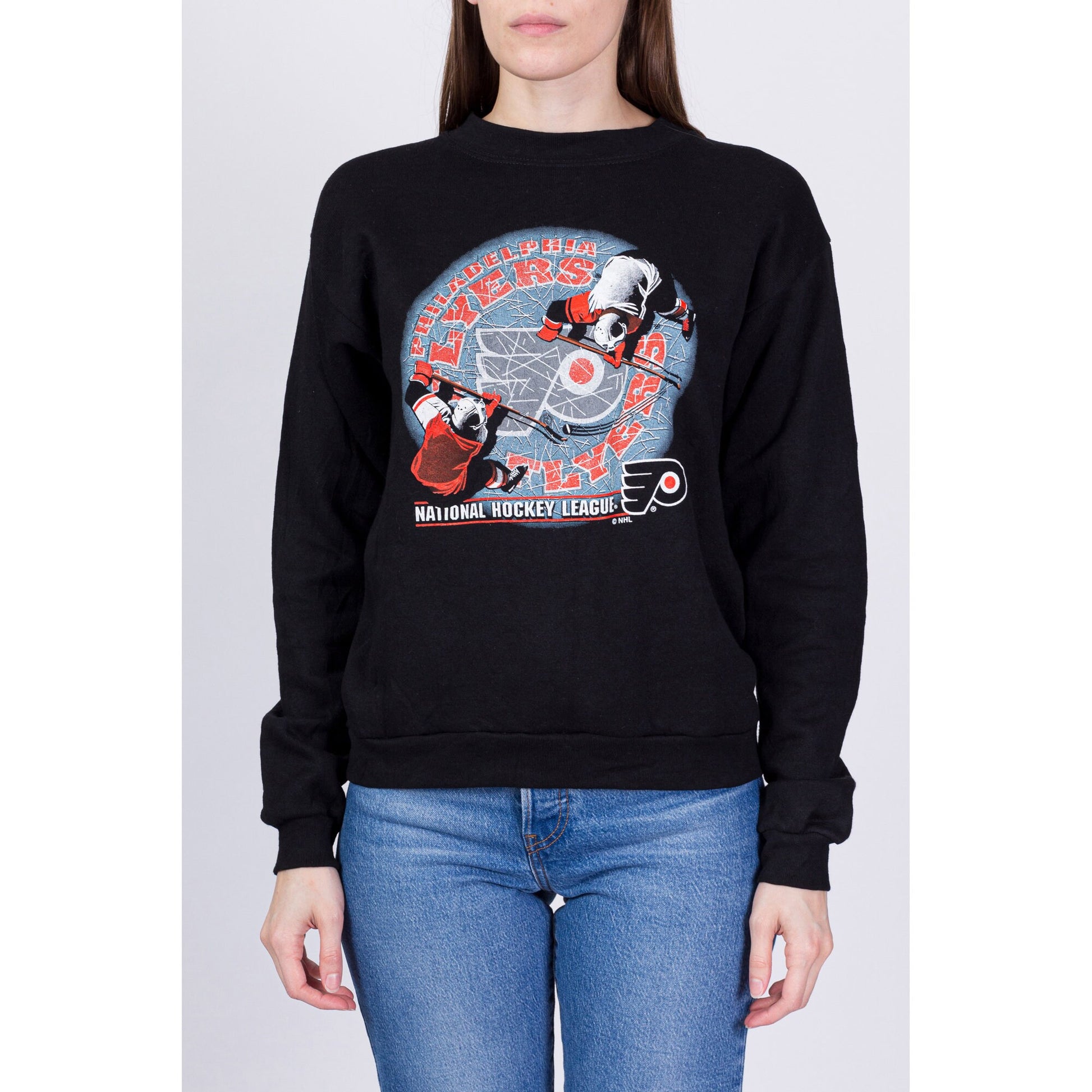 90s Philadelphia Flyers Deadstock Sweatshirt - Men's Small, Women's Medium 