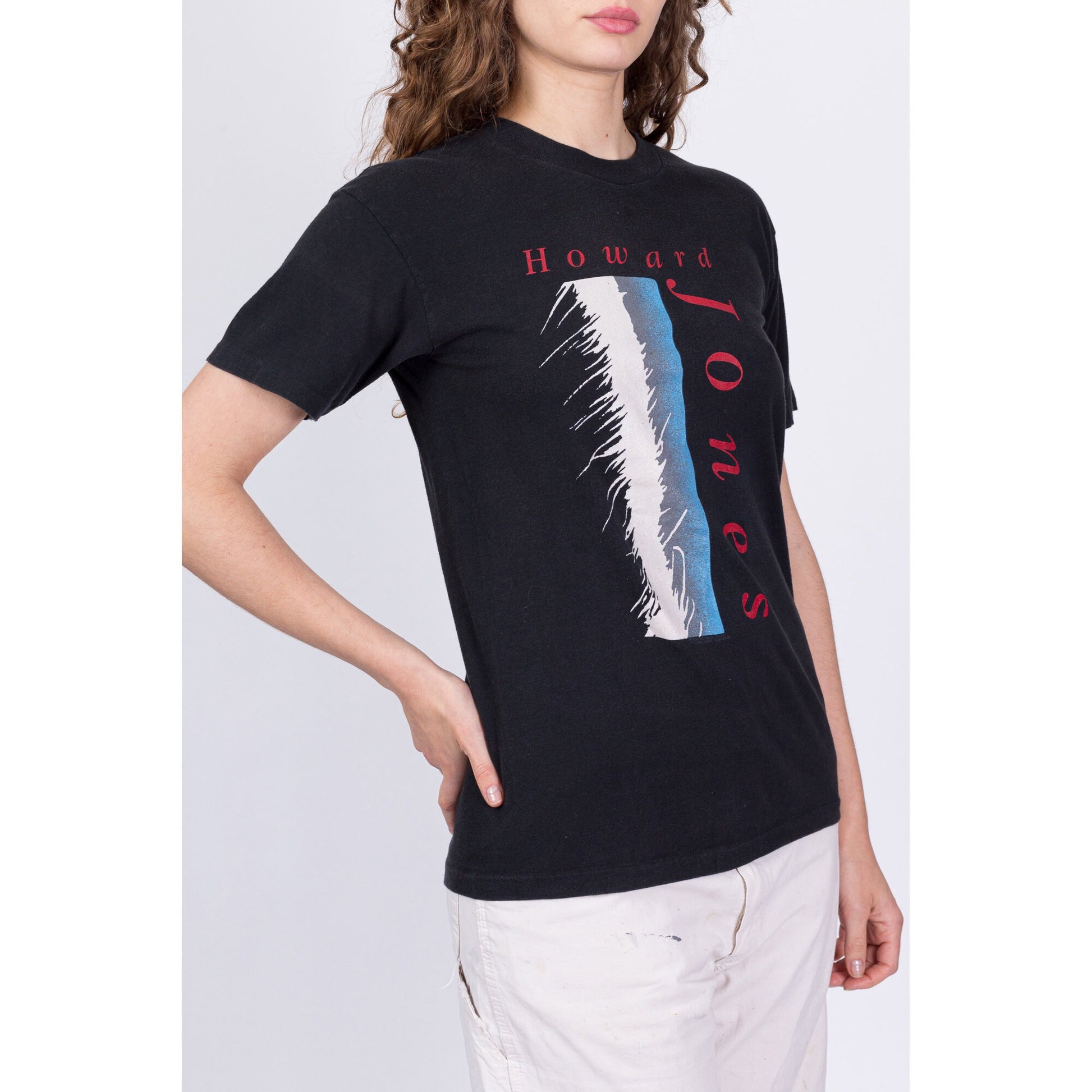 1989 Howard Jones Tour T Shirt - Men's Small, Women's Medium 