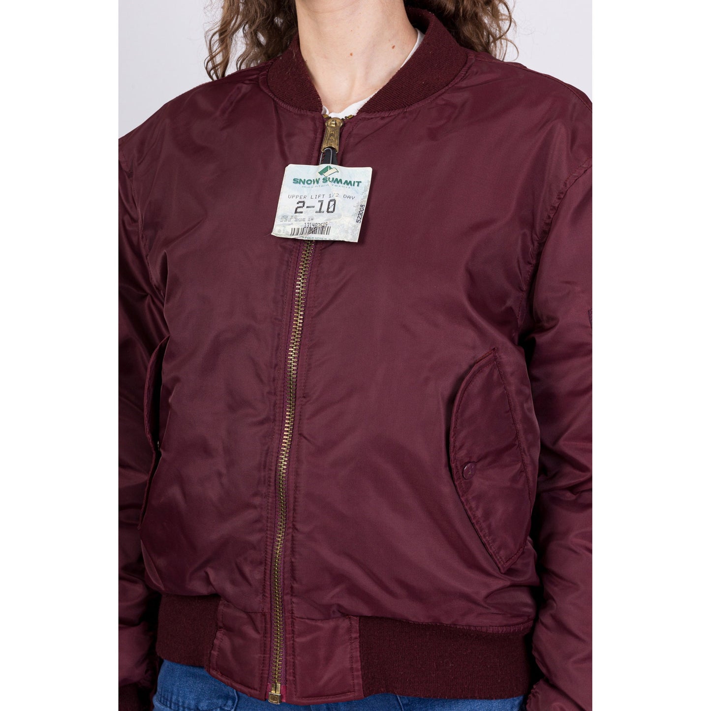 90s MA-1 Reversible Bomber Flight Jacket - Men's Large, Women's XL 
