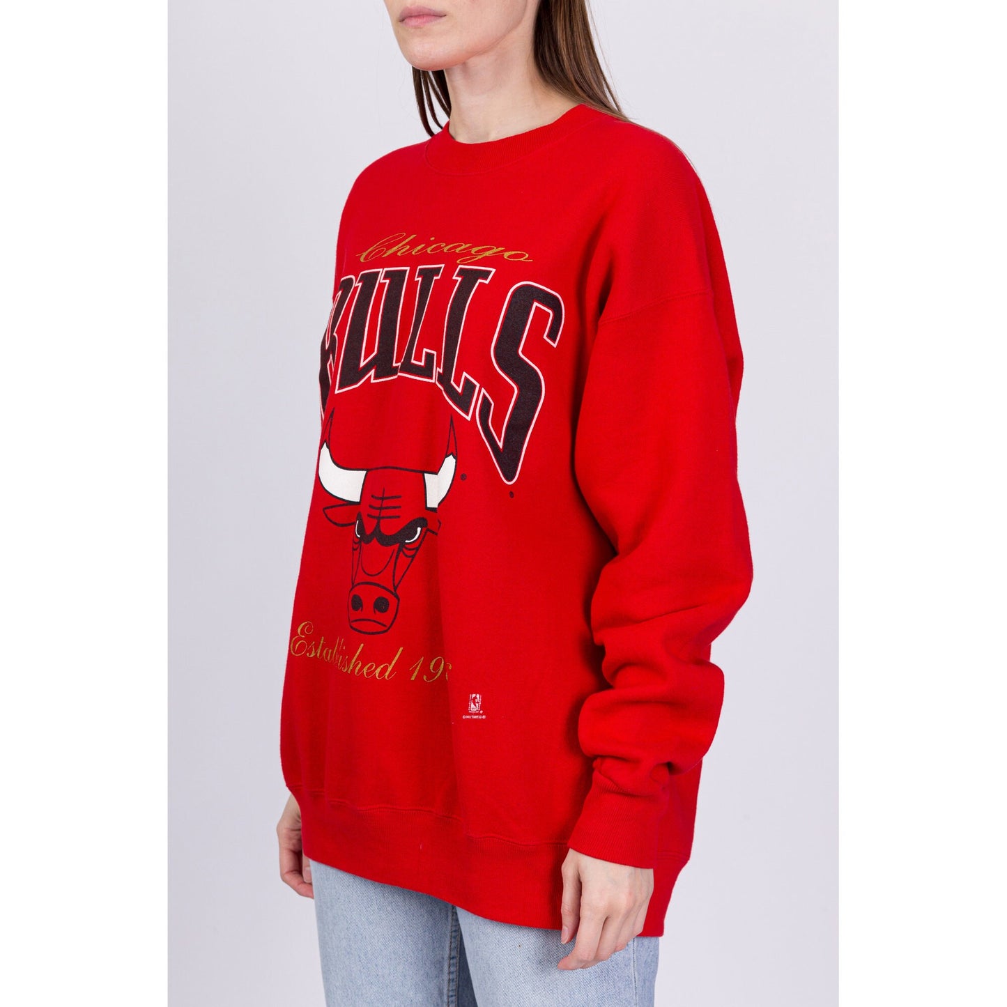 90s Chicago Bulls Sweatshirt - Men's Large, Women's XL 