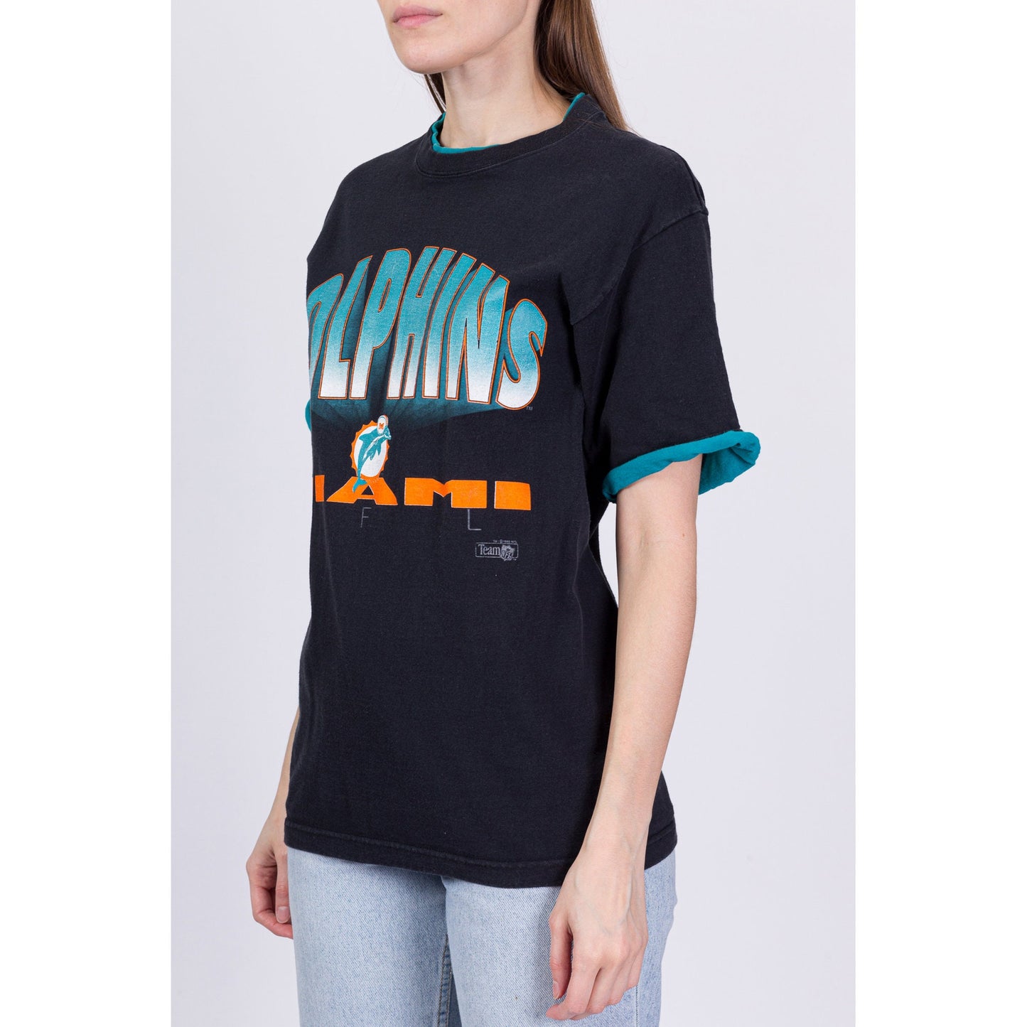 90s Miami Dolphins T Shirt - Unisex Small 