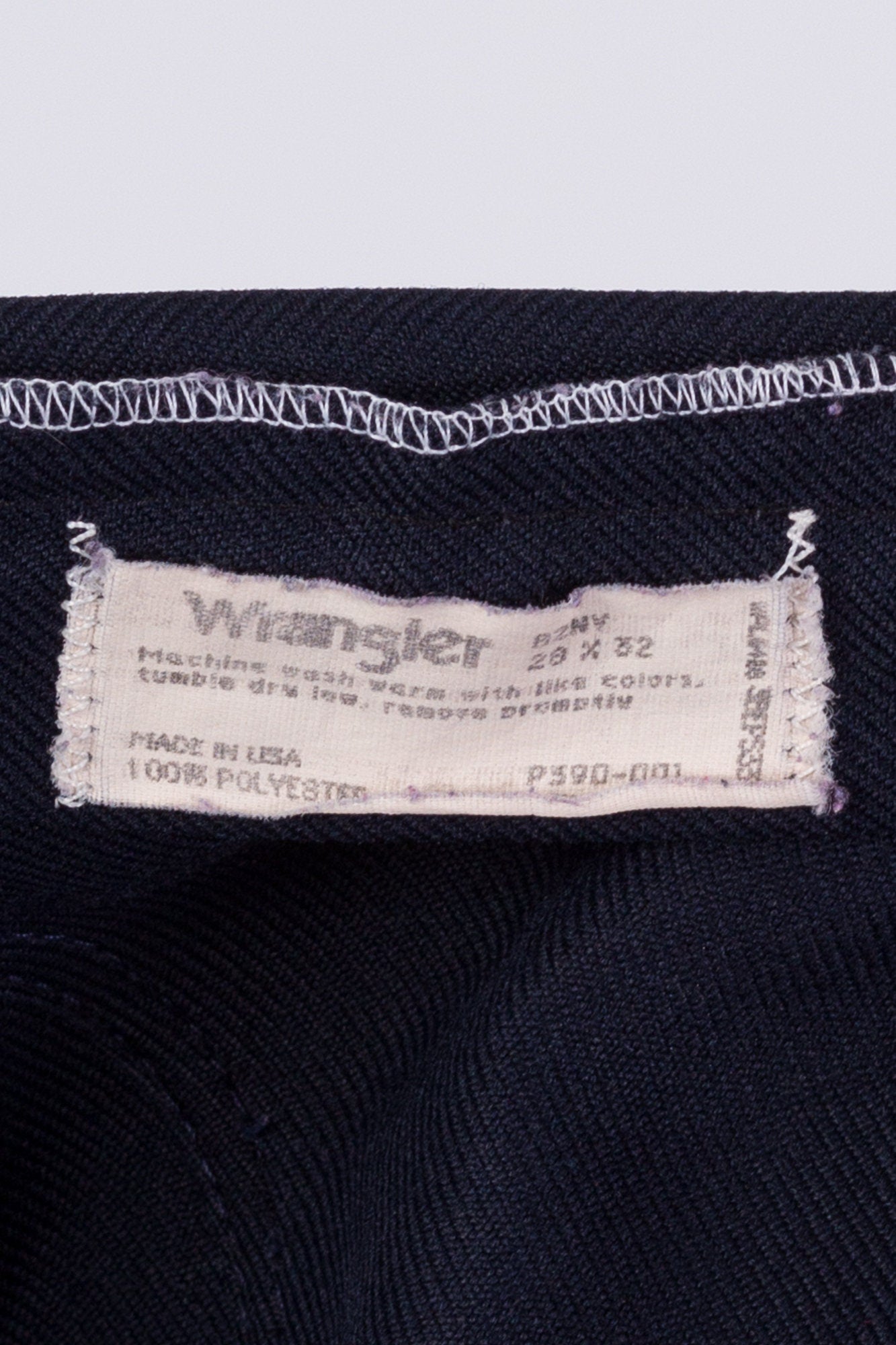 70s Wrangler Midnight Blue Trousers - Men's XS, Women's Small 