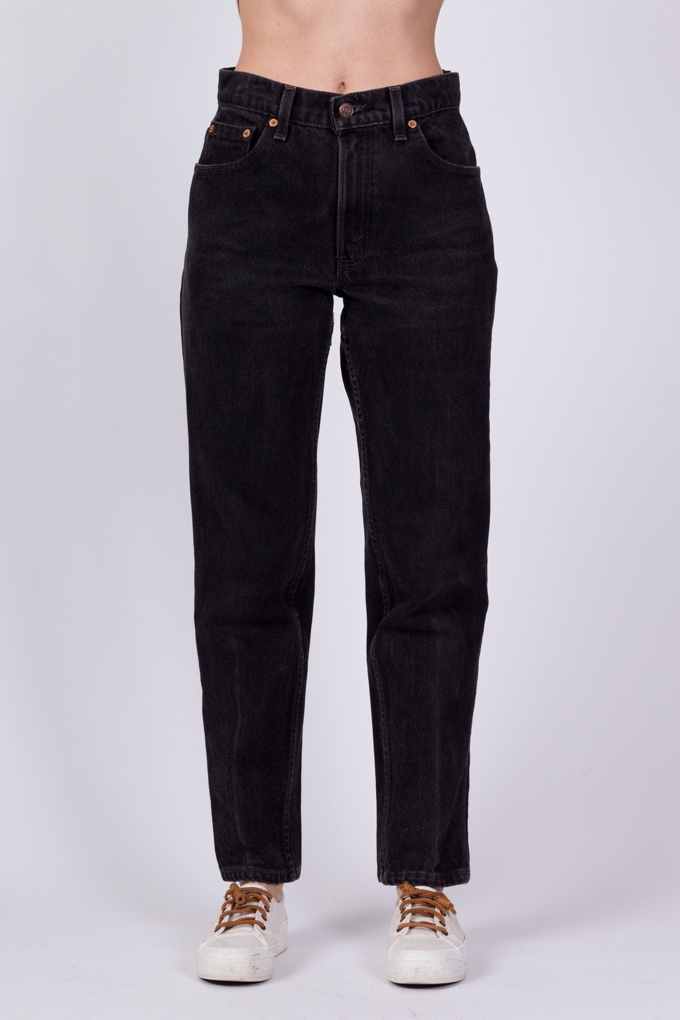 Black vintage levis mom jeans new arrivals
