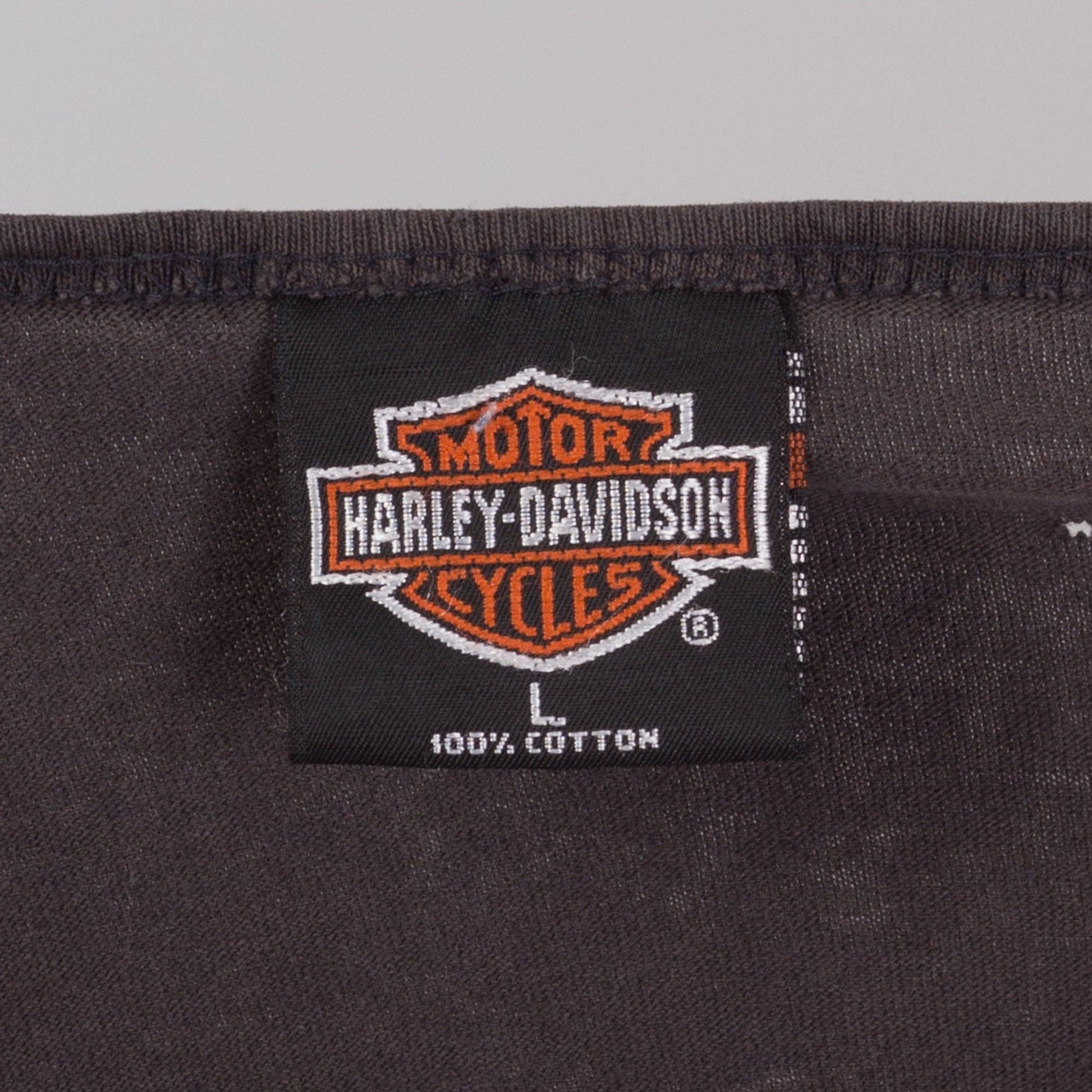 Vintage 1998 Harley Davidson Chuck Holenda 50th Anniversary Muscle Tee - Men's Medium, Women's Large 